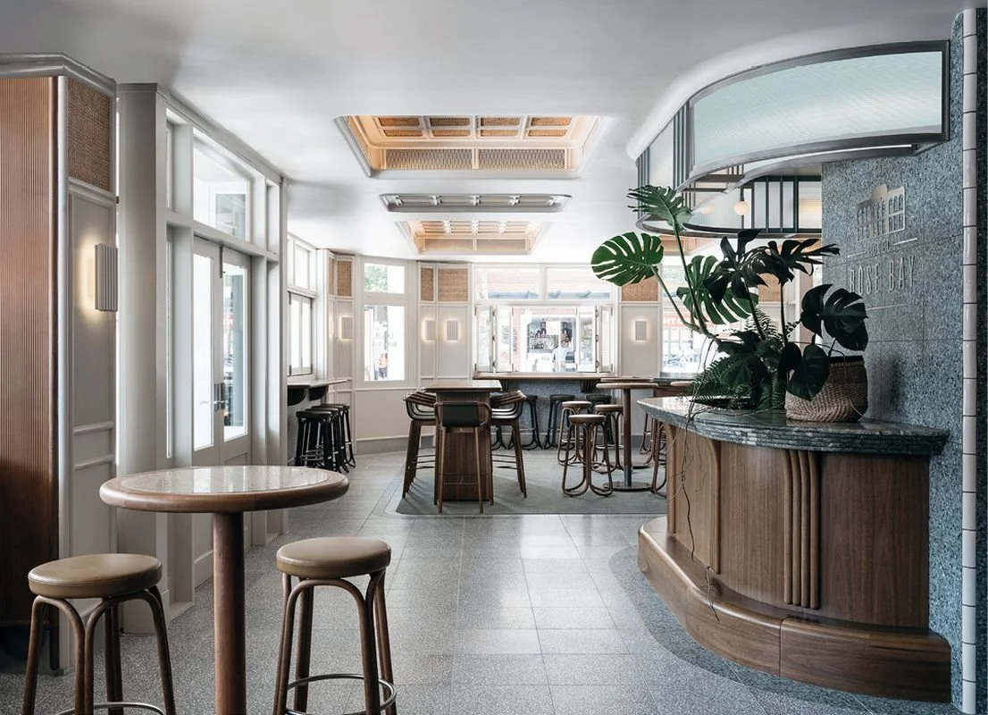 Bar and dining area of the Rose Bay Hotel after refurbishment
