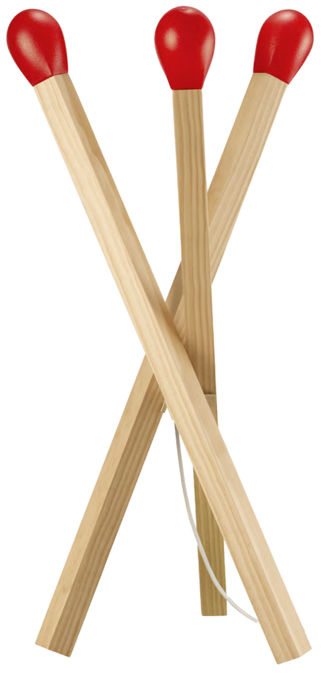 ikea matchstick lamp