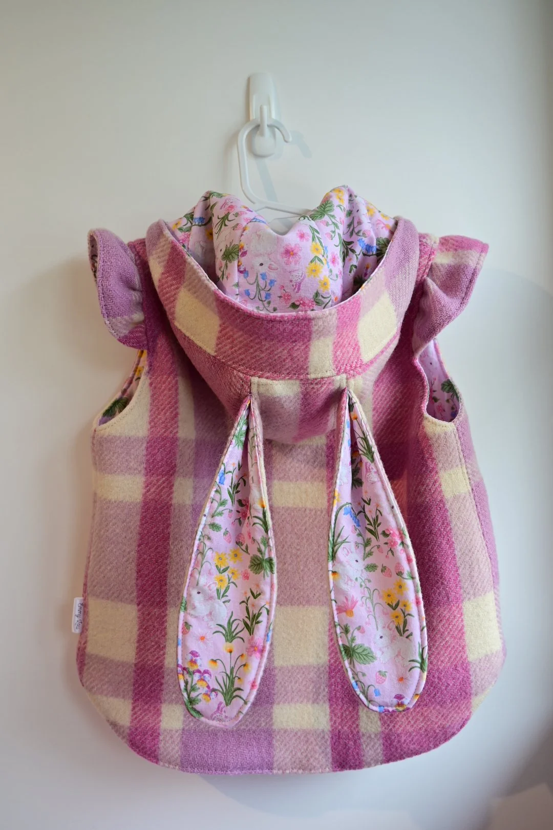 Children's Wool Bunny Vest Size 5