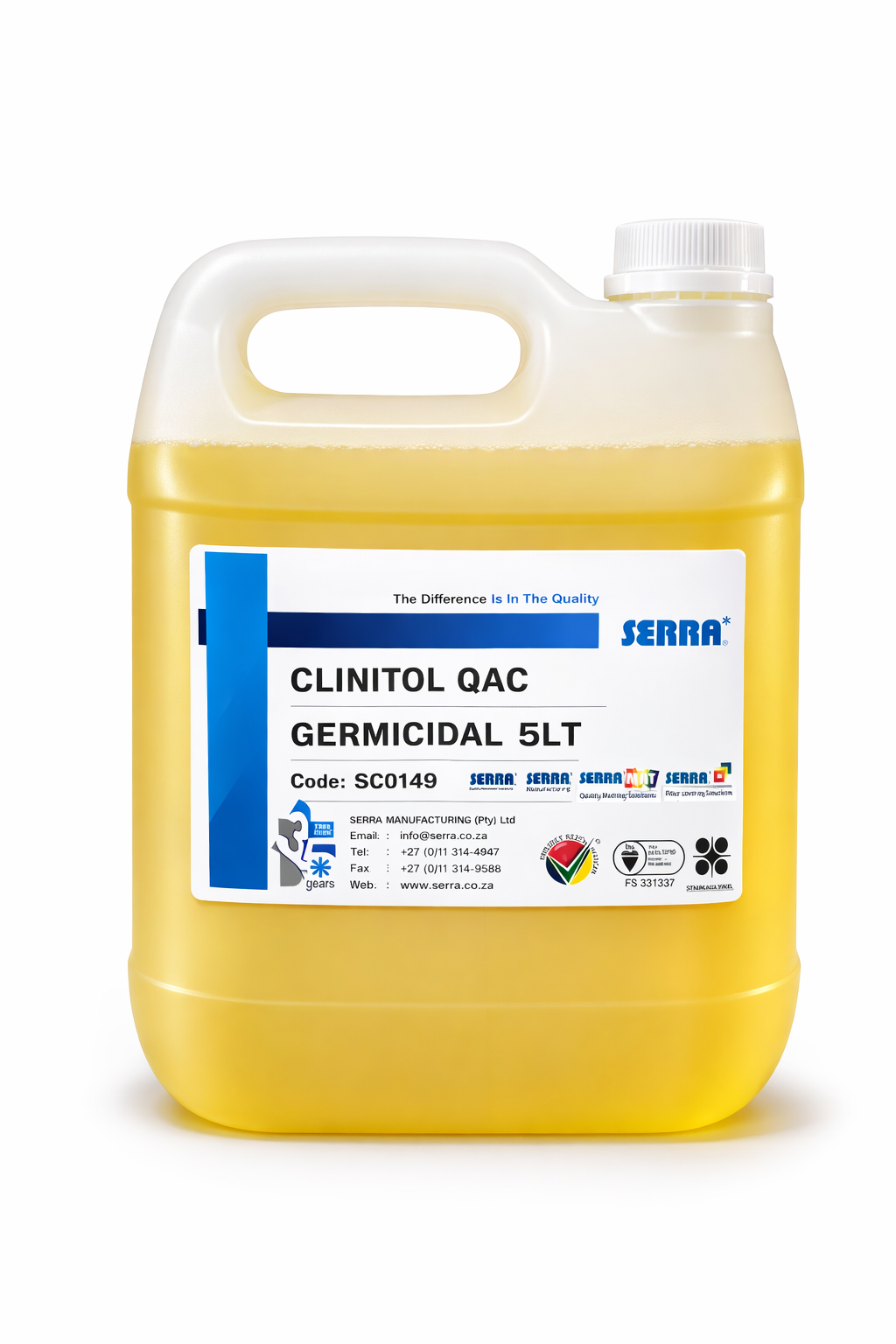 Serra® Clinitol QAC Germicidal - SABS 639 - 5L
