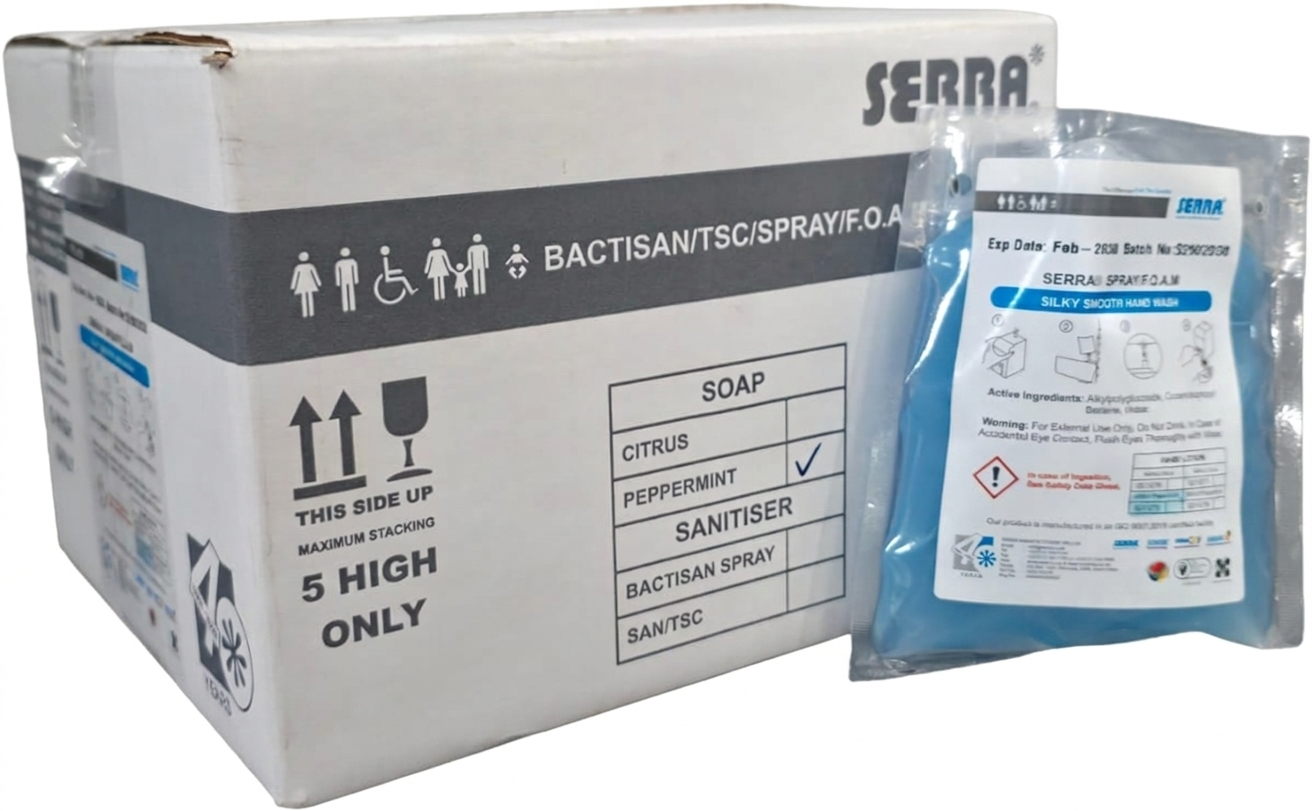 Serra® Peppermint Hand Soap - Pack Size 10