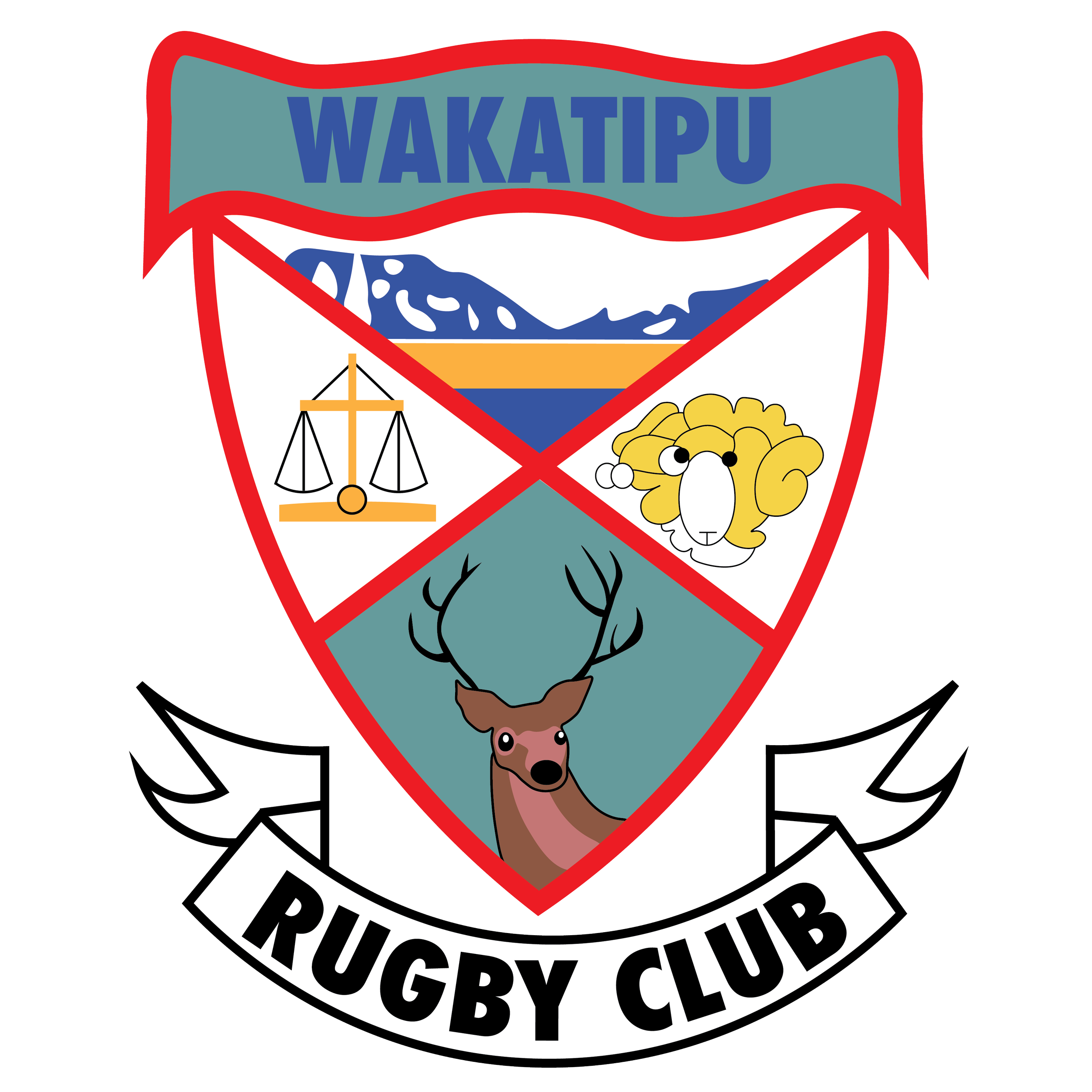 Wakatipu Rugby Club Logo based in Queenstown.