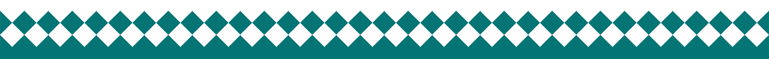 Pattern of repeating black diamond shapes on a teal background.