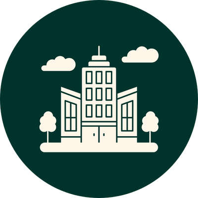 Illustration of a hotel.