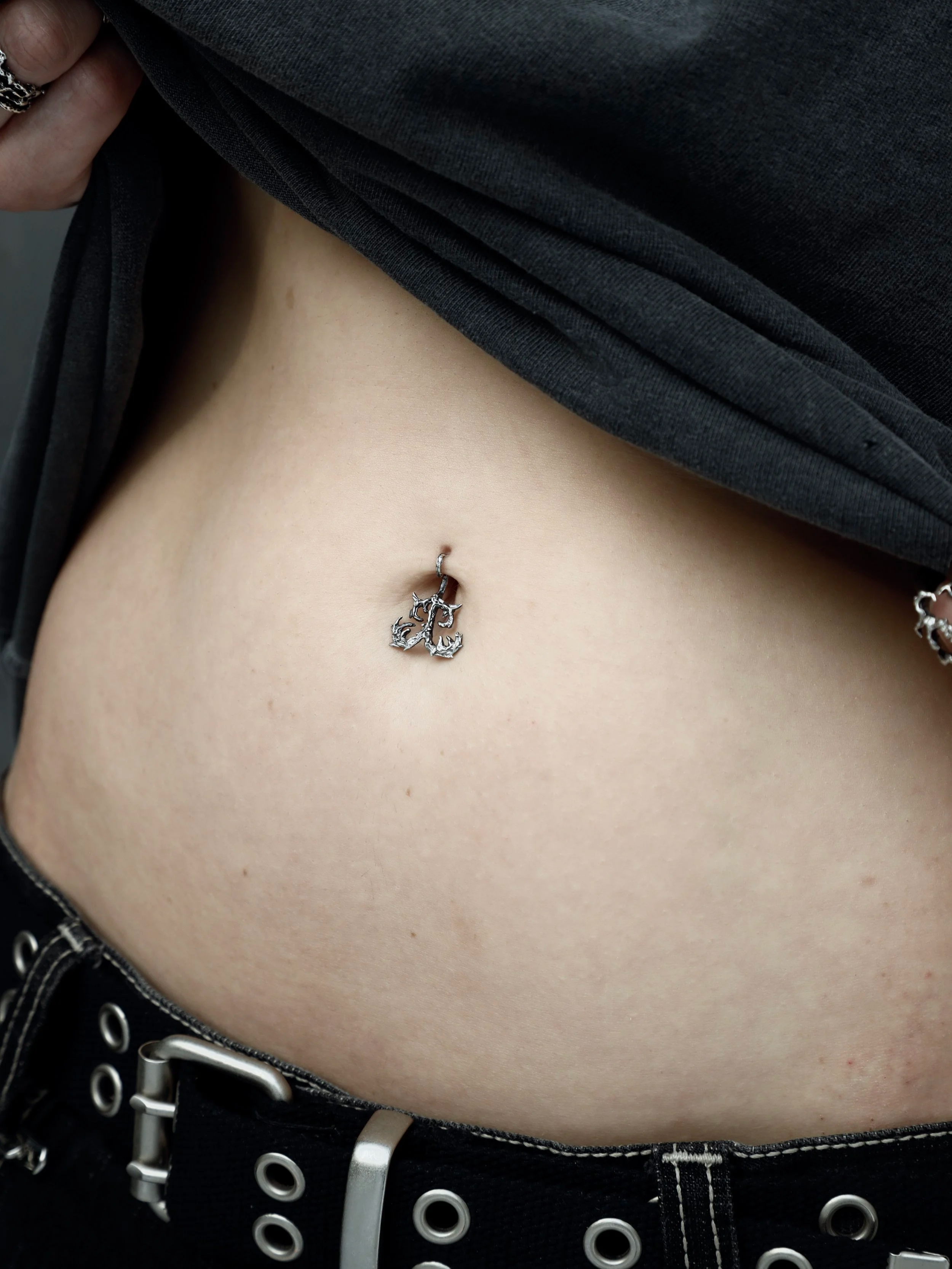 PROTOTYPE (2025).
this was also a bit of an experiment to see what else i could make besides traditional pieces of jewellery. inspired by some doodles i had drawn.