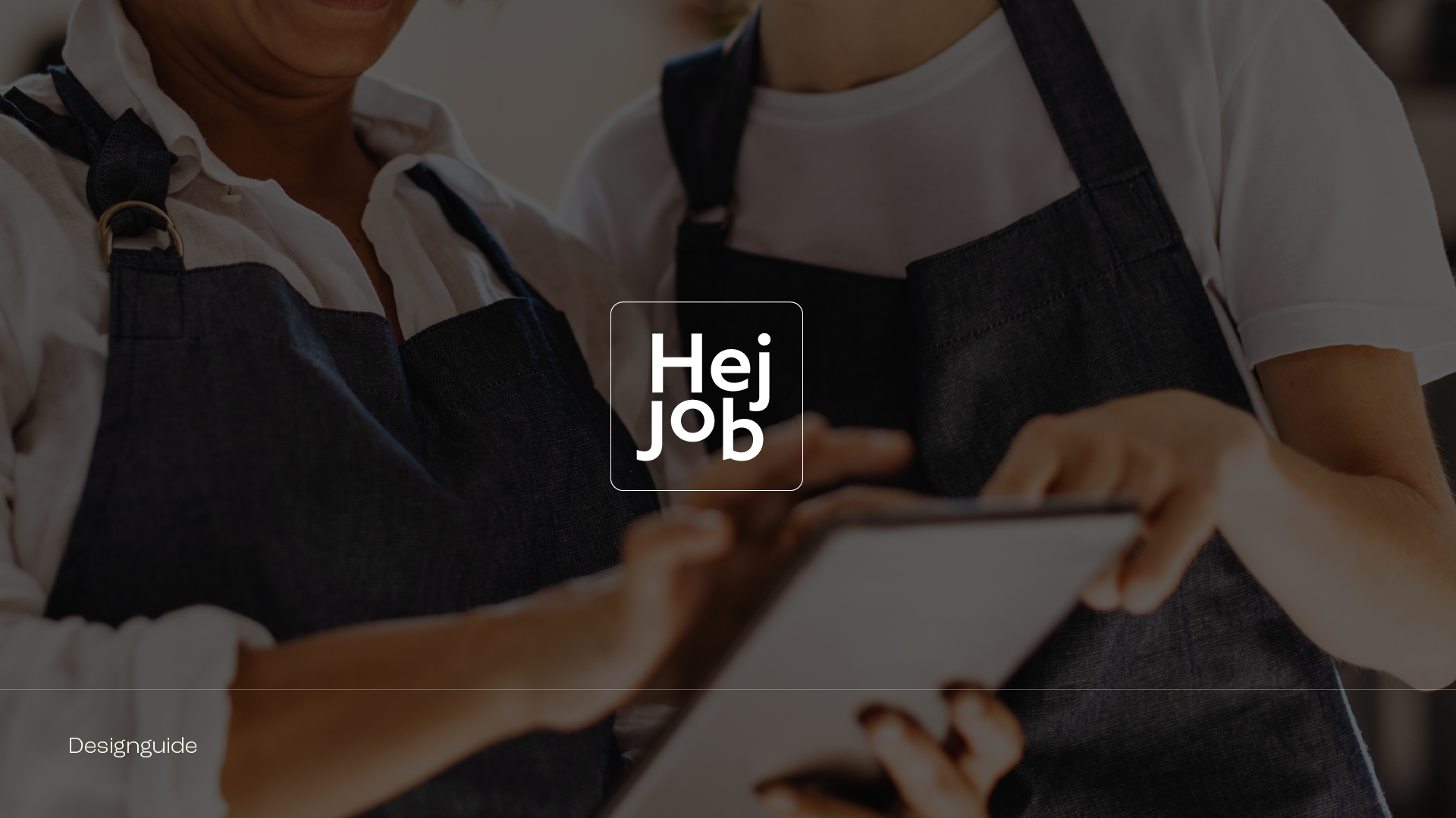 Visuelidentitet for startup HejJob