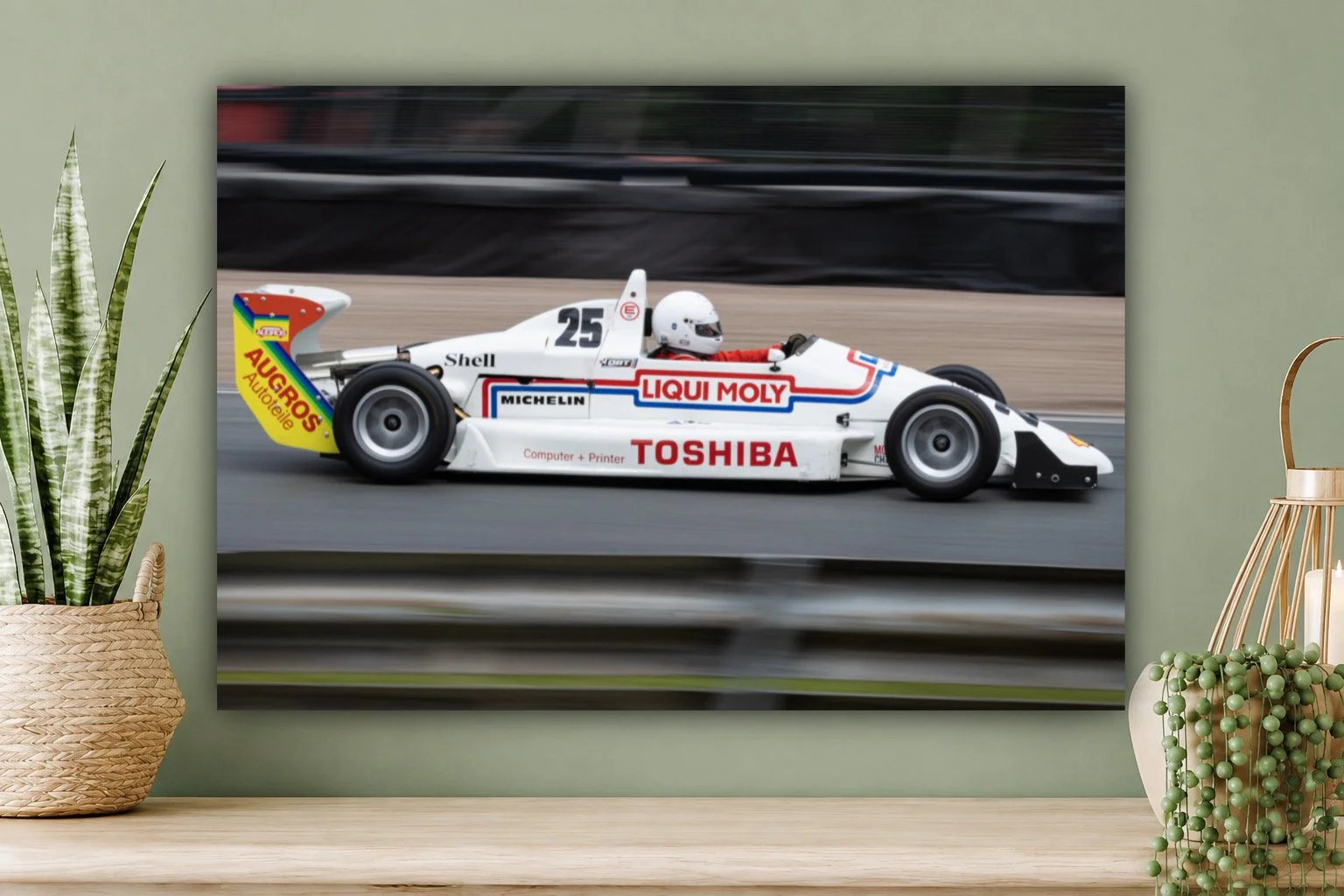 Reynard 883 Formula 3 car Canvas Print (60x40cm)