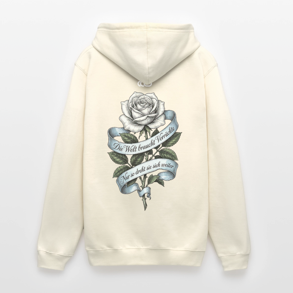 „Die Welt braucht Verrückte" Hoodie – Birsteiner Festspiele