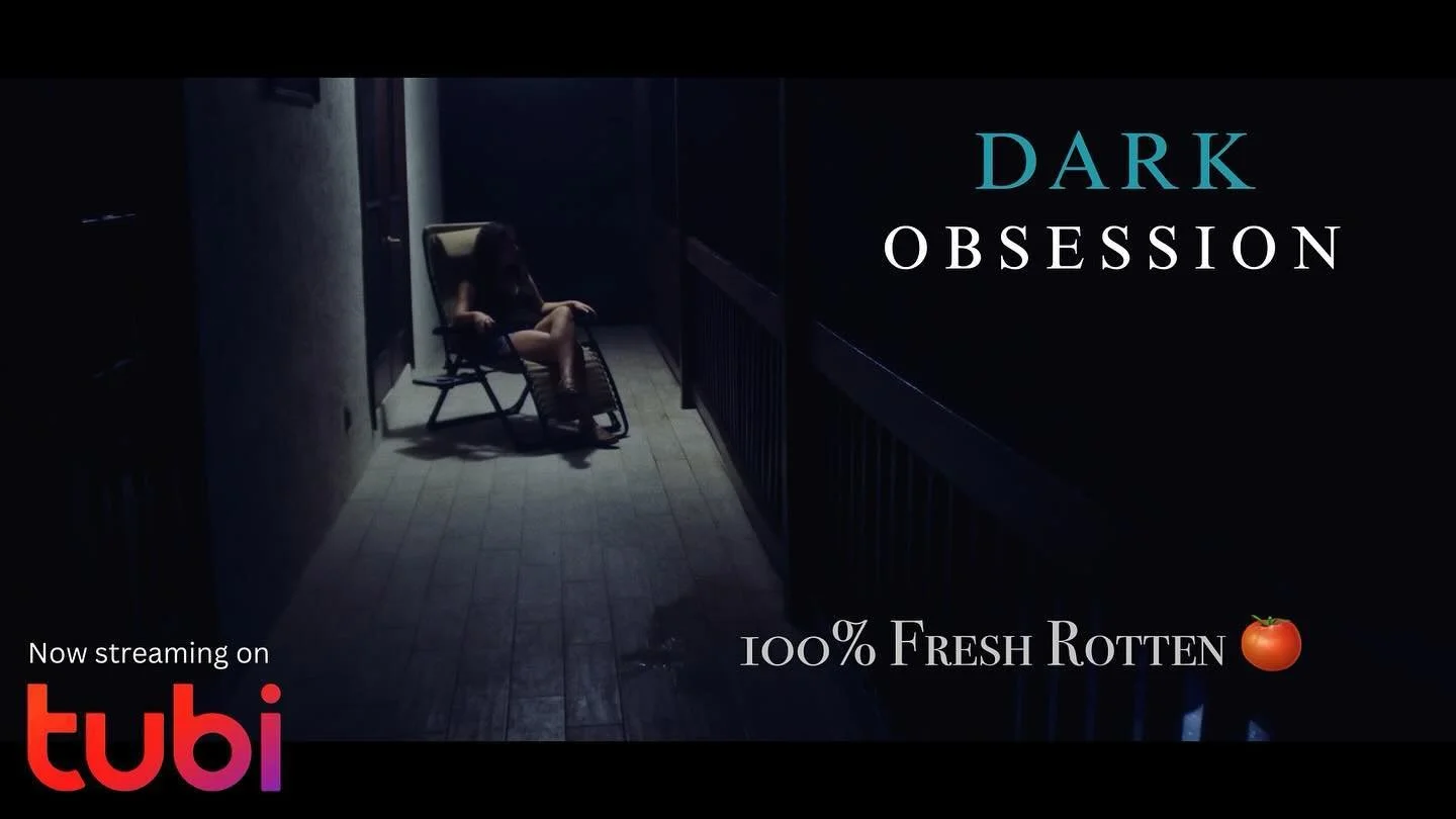 Watch Dark Obsession now on Tubi or Amazon in the US! Thank you to everyone involved in bringing this film to audiences! Link in Bio #darkobsession #independentfilm #psychologicalthriller #menasuvari #danielleharris #florida #tubi #amazon #georgehenr