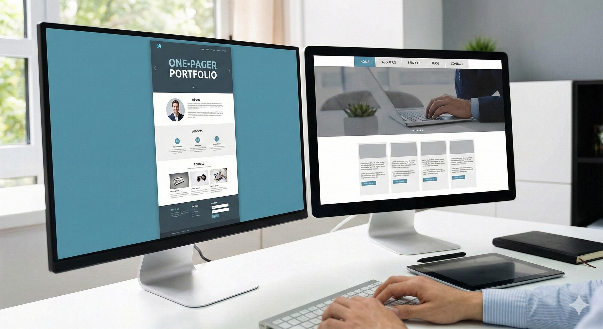 Premium One-Pager Webdesign Service