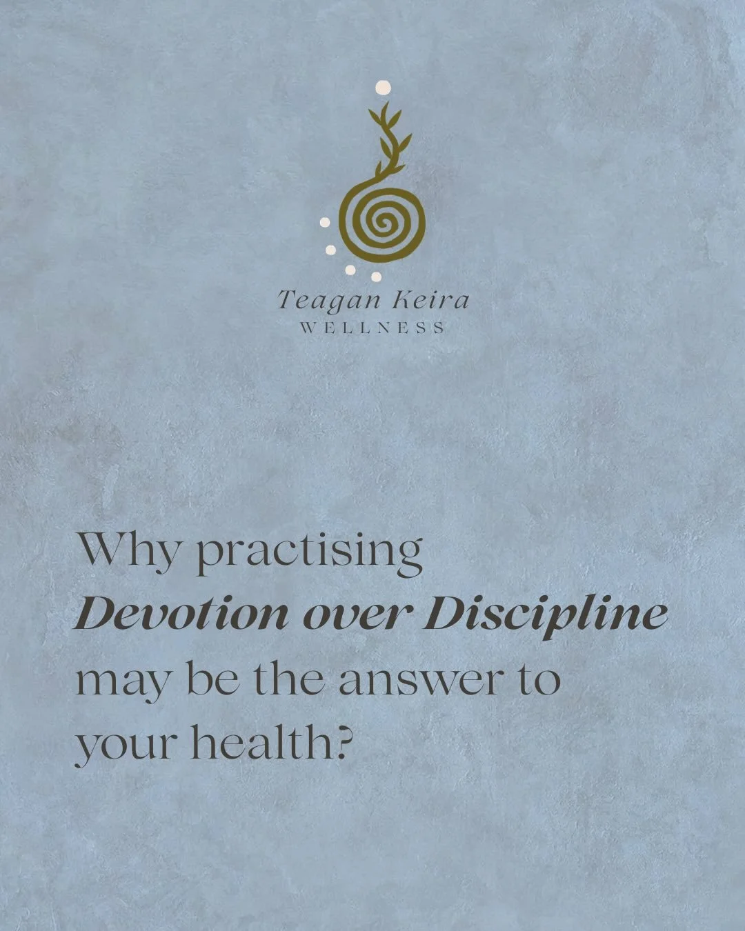 I first learnt this phrase from @skinnydippingdiaries podcast, and it&rsquo;s something that I keep coming back to, not only for my own health but for my clients 🌀 ✨

Shifting the way we go about our health can make a huge difference in your health 