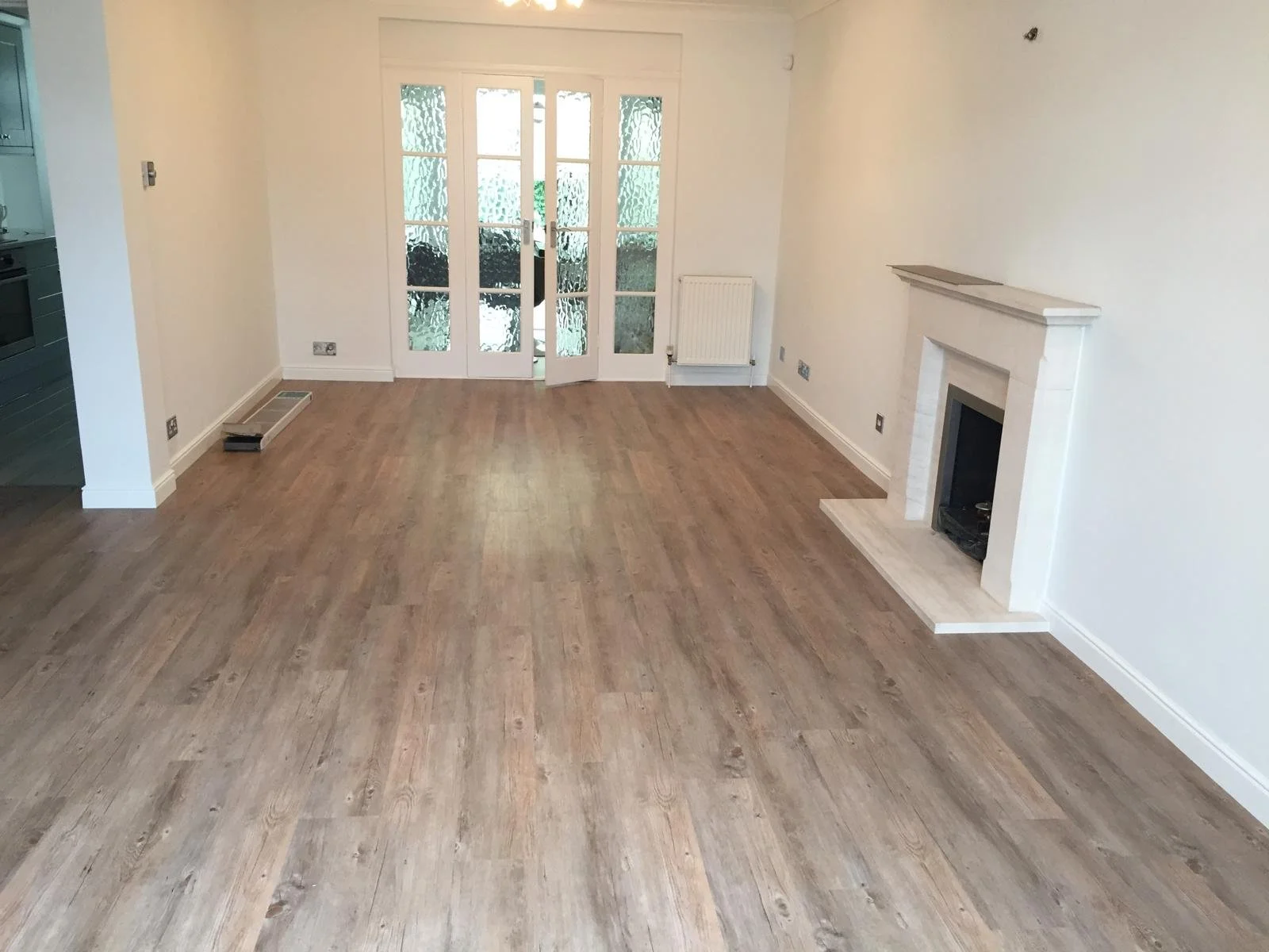 Lounge installed with Karndean van Gogh country Oak