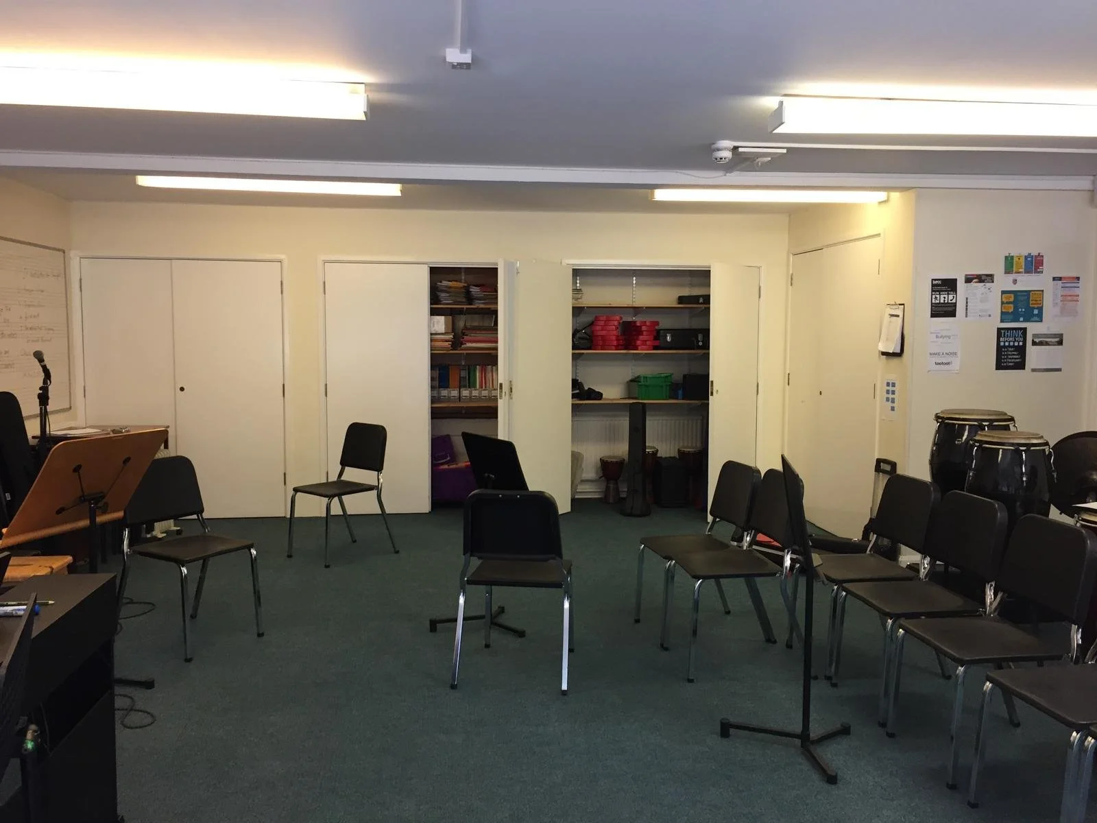 Music room before refurbishment