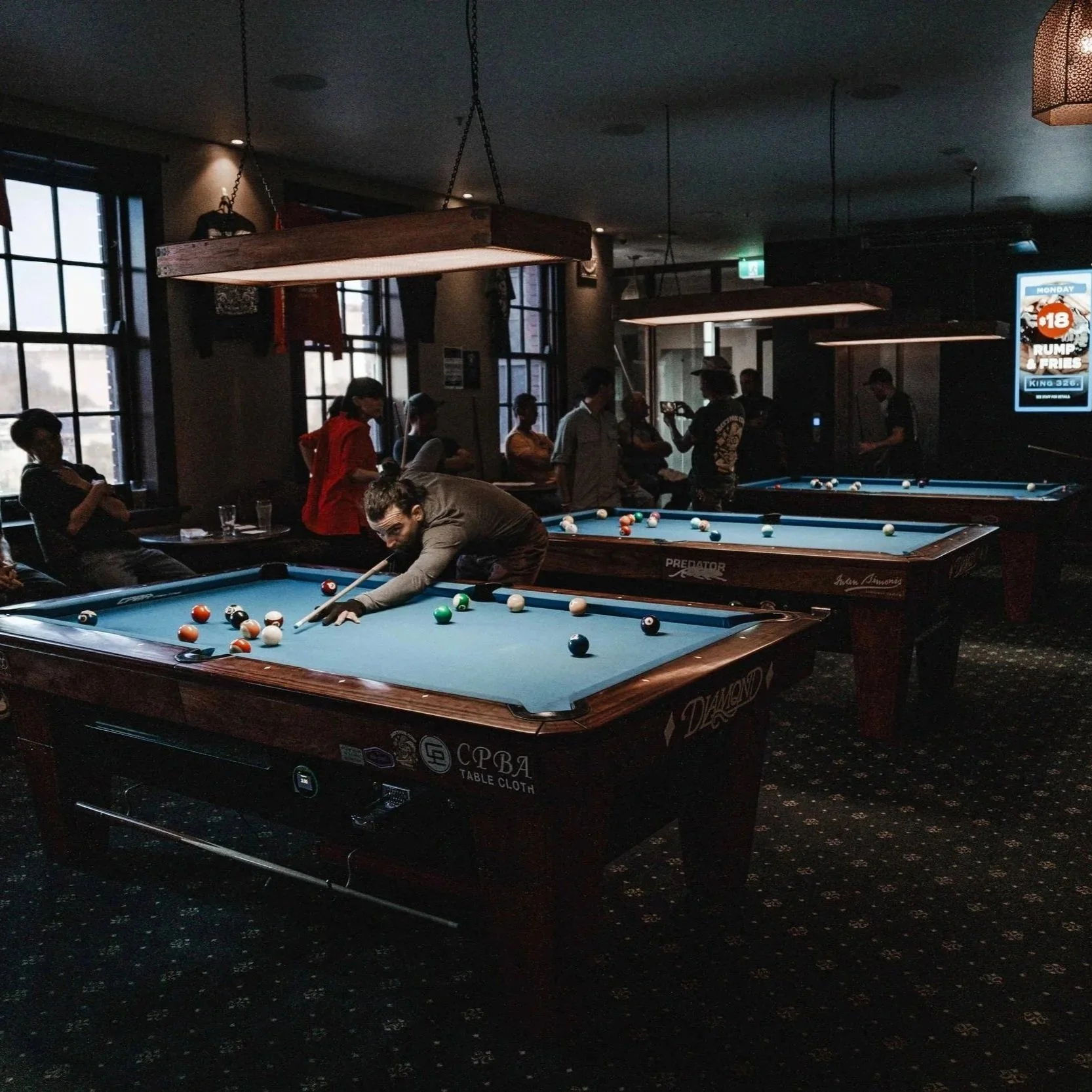BEST PLACES TO PLAY POOL IN NEWTOWN NSW. THE TOWNIE HOTEL IN NEWTOWN'S POOL TABLES. UPSTAIRS POOL LOUNGE