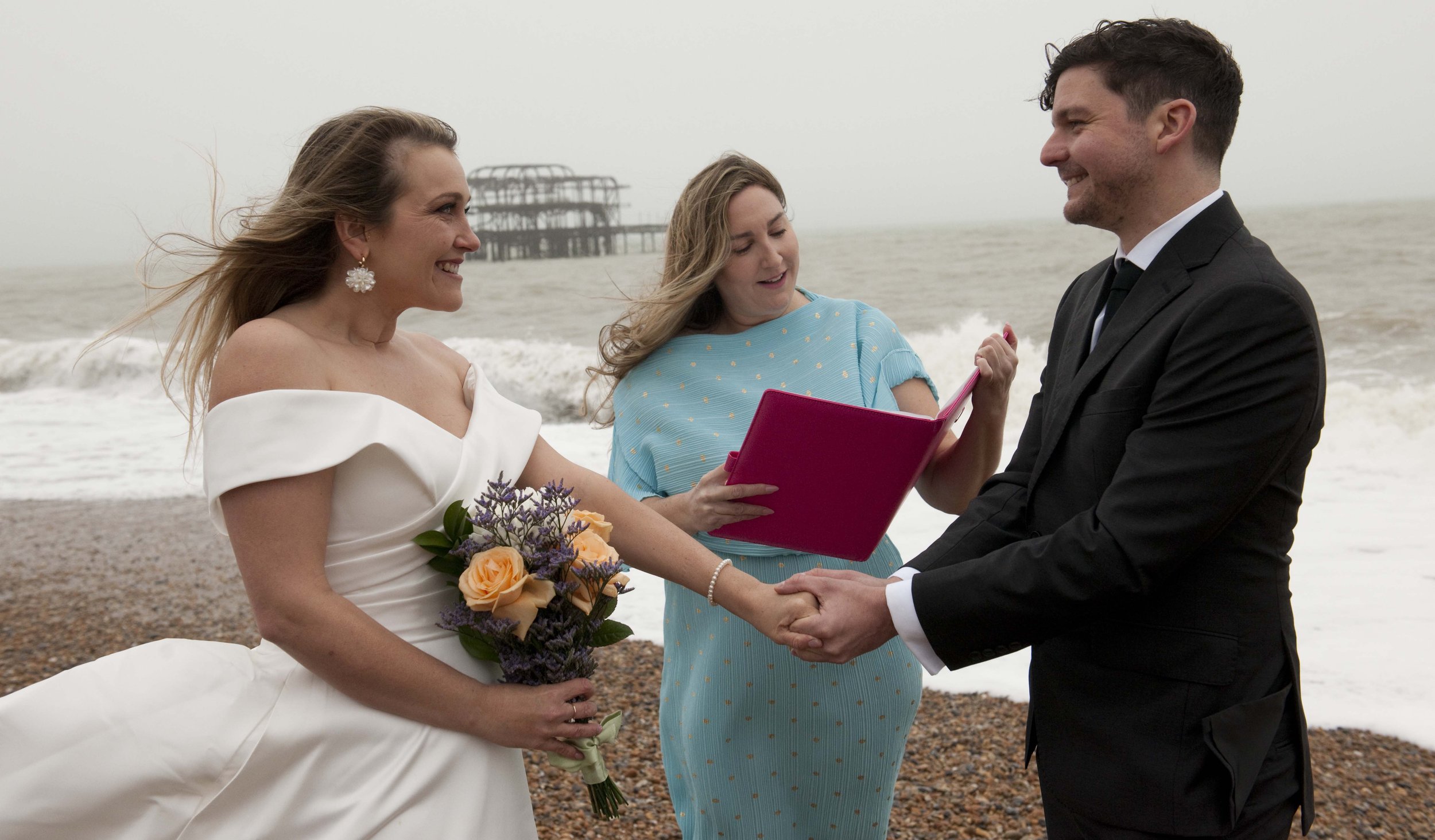 An Intimate Brighton Beach Vow Renewal