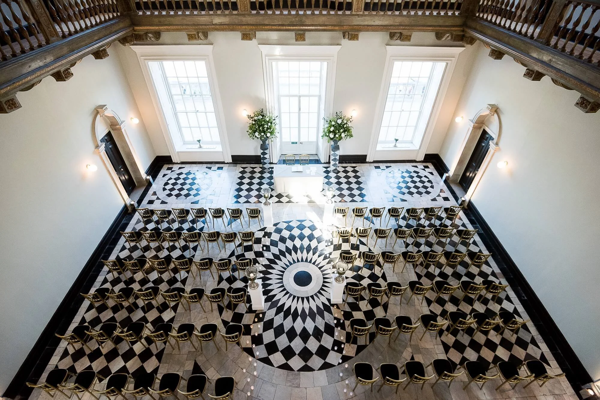 reception-room-queens-house-london-wedding-venue