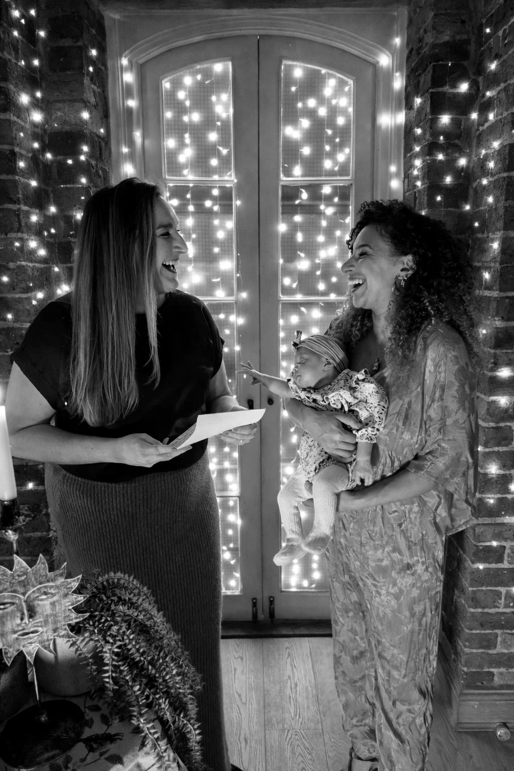 baby naming ceremony led by a celebrant