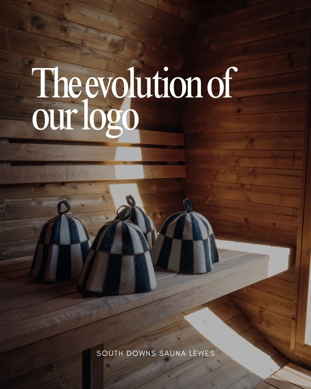 Designing our logo took a lot more time than we ever expected.

We knew we wanted it to reflect the South Downs, the woodland setting, and the rustic warmth of the sauna, but finding the right balance between simple and detailed was harder than we th