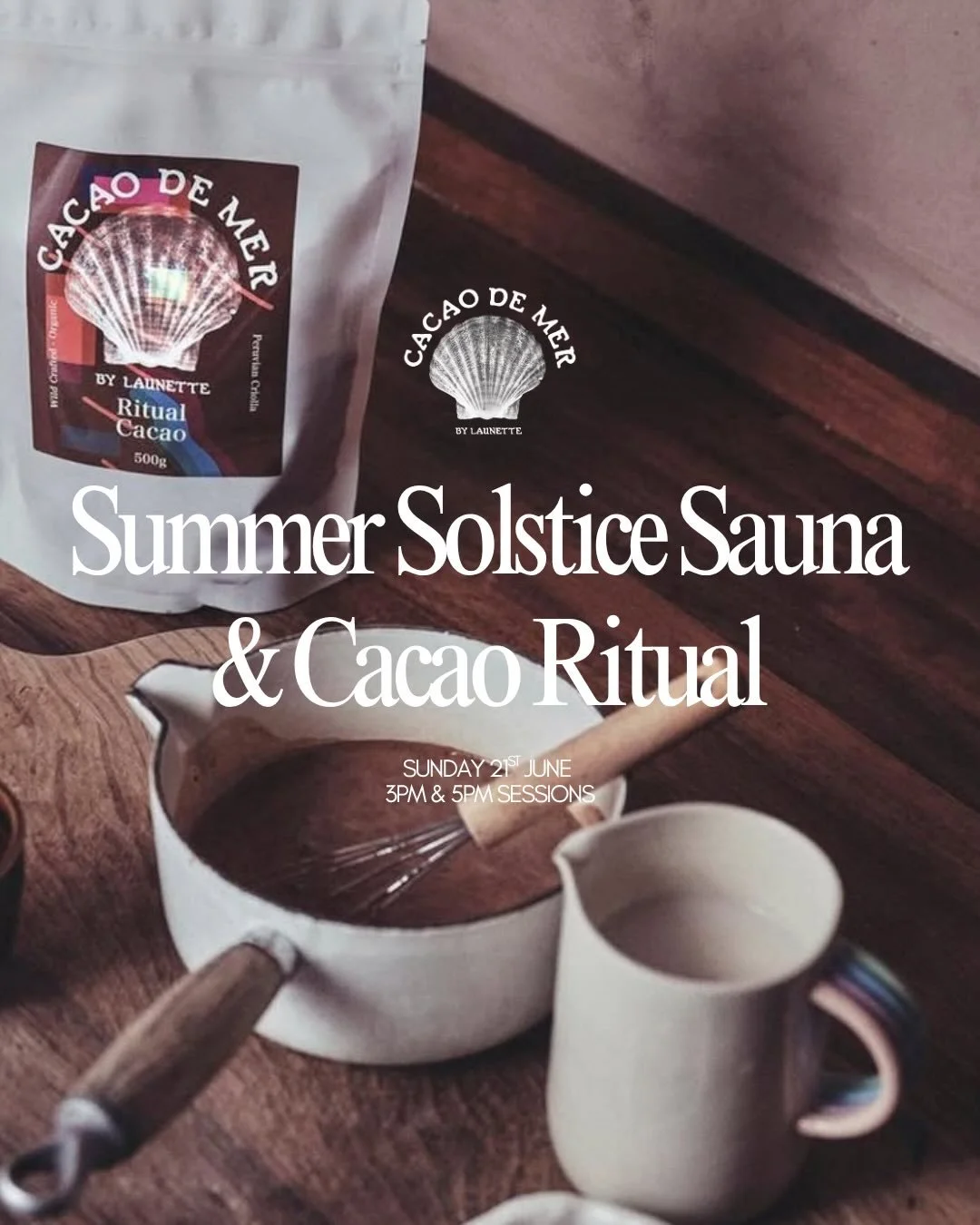 As the wheel of the year turns, we invite you to celebrate the summer solstice with an evening of ritual, reflection and renewal at South Downs Sauna with @cacaodemer 🪵🔥

Gather at our woodland sauna for a sauna session, cacao experience, contrast 