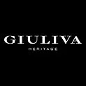 Giuliva Heritage logo in white text on a black background.