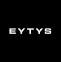 Black background with white text displaying 'EYTY S'