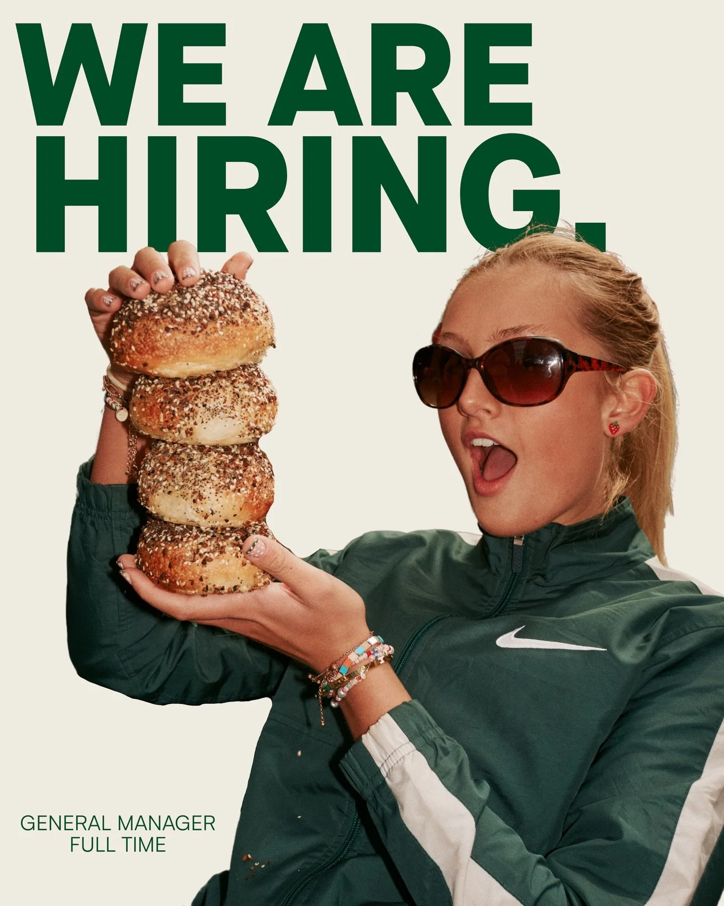 Looking for a General Manager. 

Full time
Nottingham

📩 work@arransbagels.com