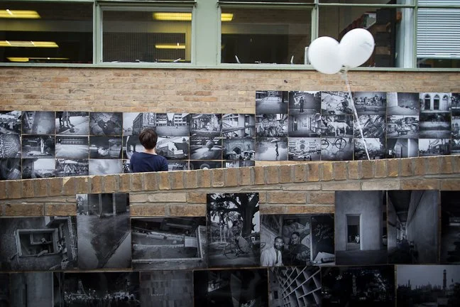 Lahore to Chandighar by Wiliam Titley in Lancaster City Centre for Peter Scott Gallery and Lancaster Arts