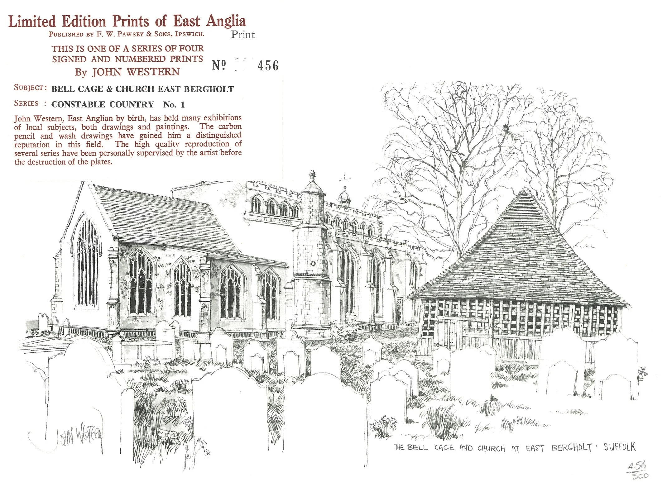 Bell Cage and Church East Bergholt.jpg