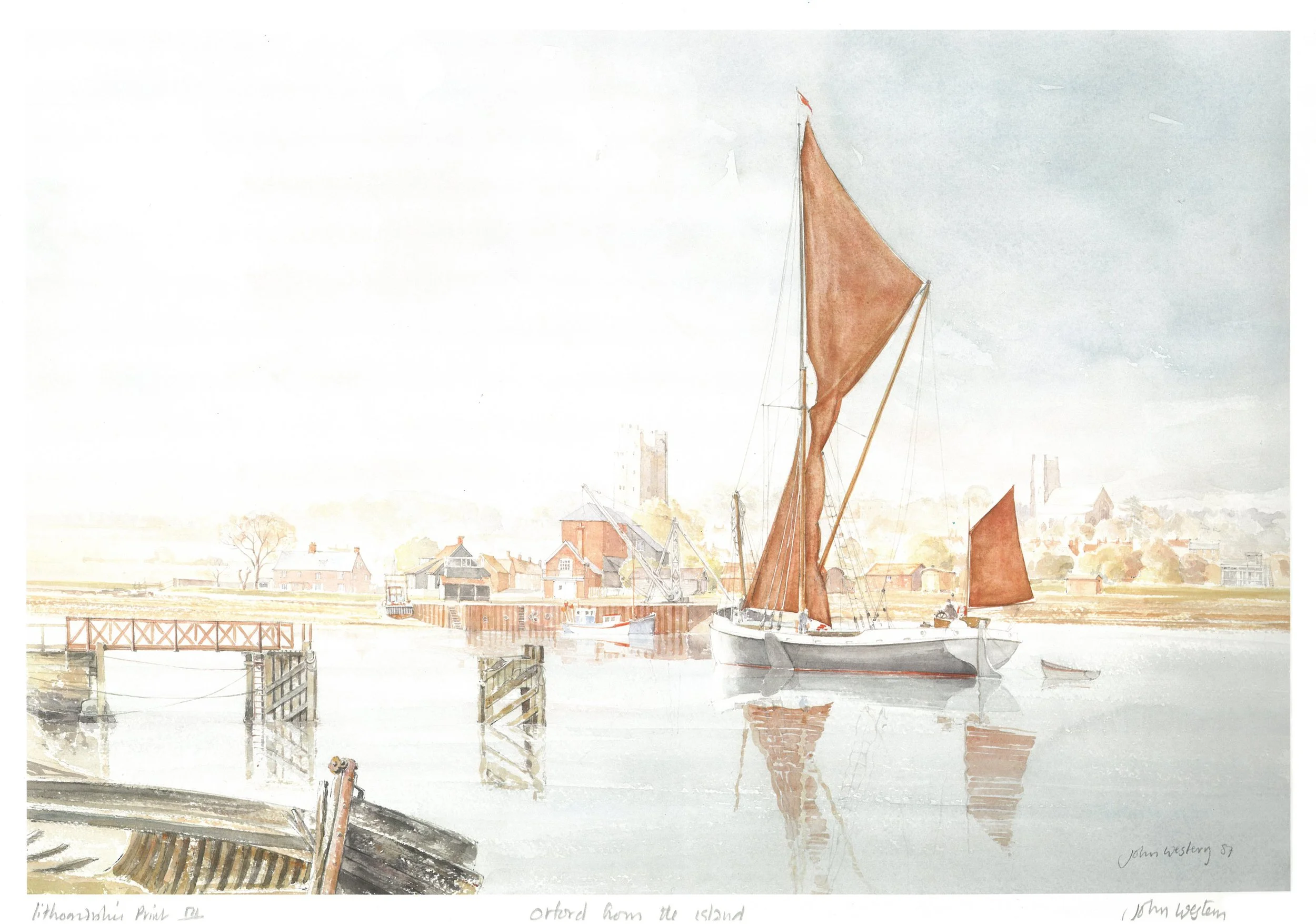 Orford from the Island