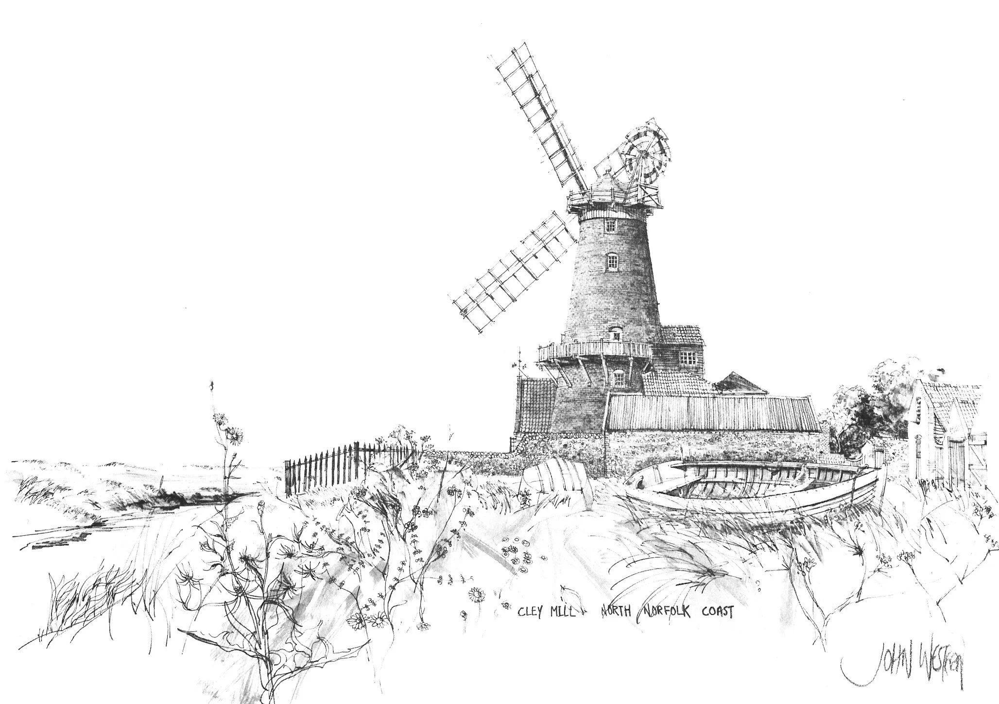 Cley Mill, North Norfolk Coast
