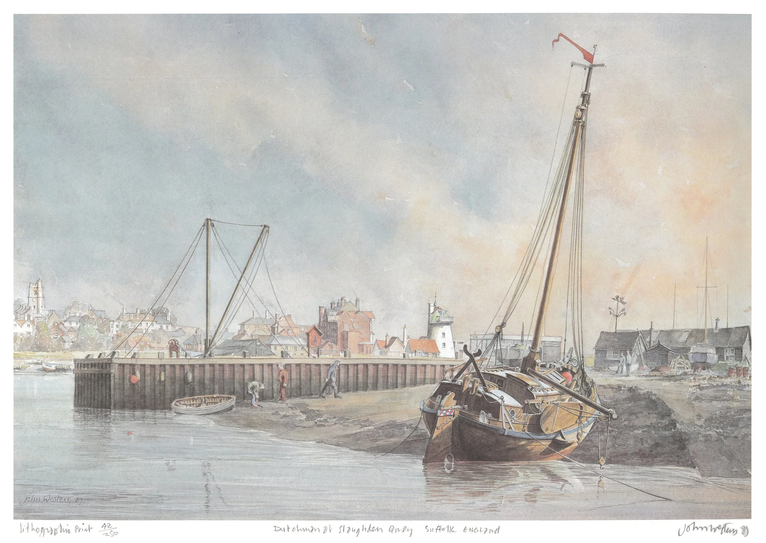 Dutchmen at Slaughden Quay, Suffolk
