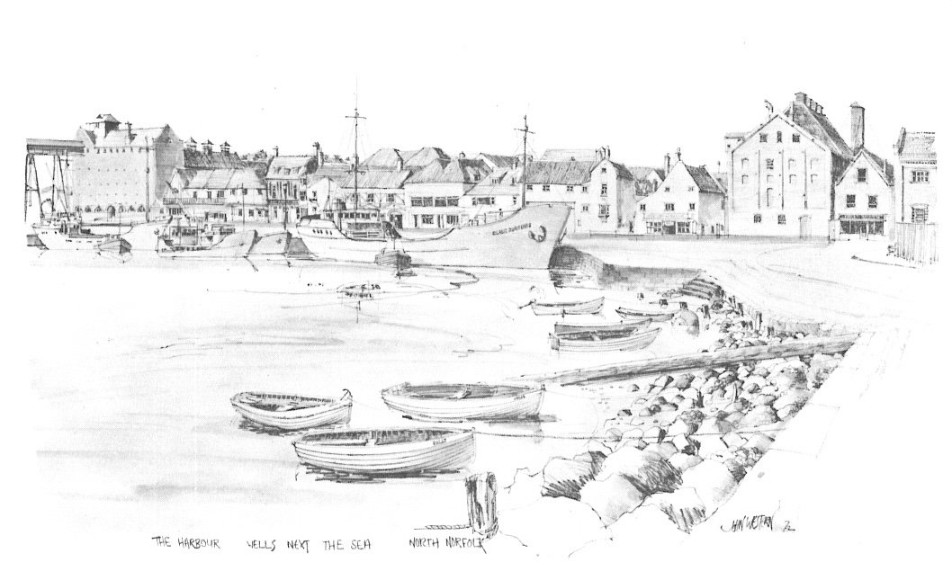 Wells On Sea, Norfolk Limited Edition Greetings Card