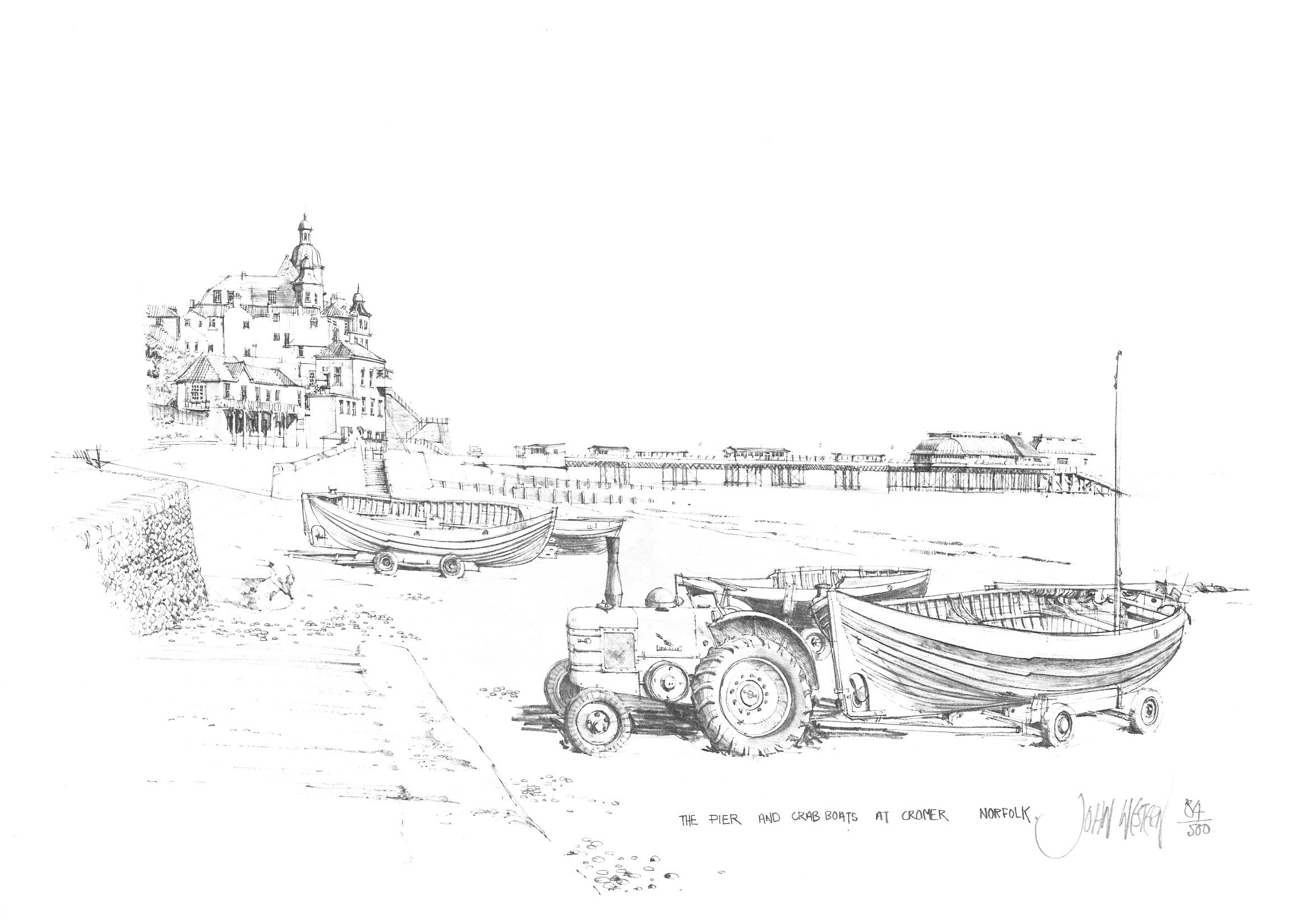 The Pier & Crab Boats, Cromer