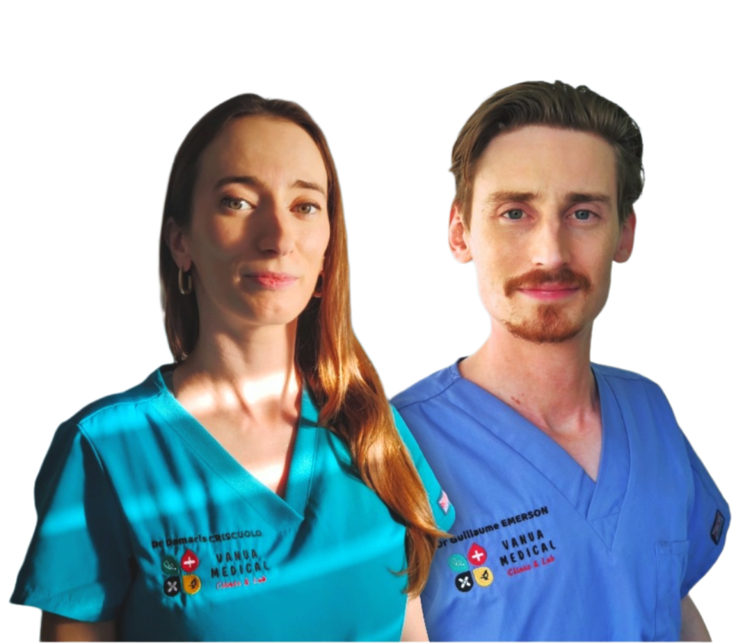 Medical team and doctors at Vanua Medical Clinic & Lab in Port Vila, Vanuatu