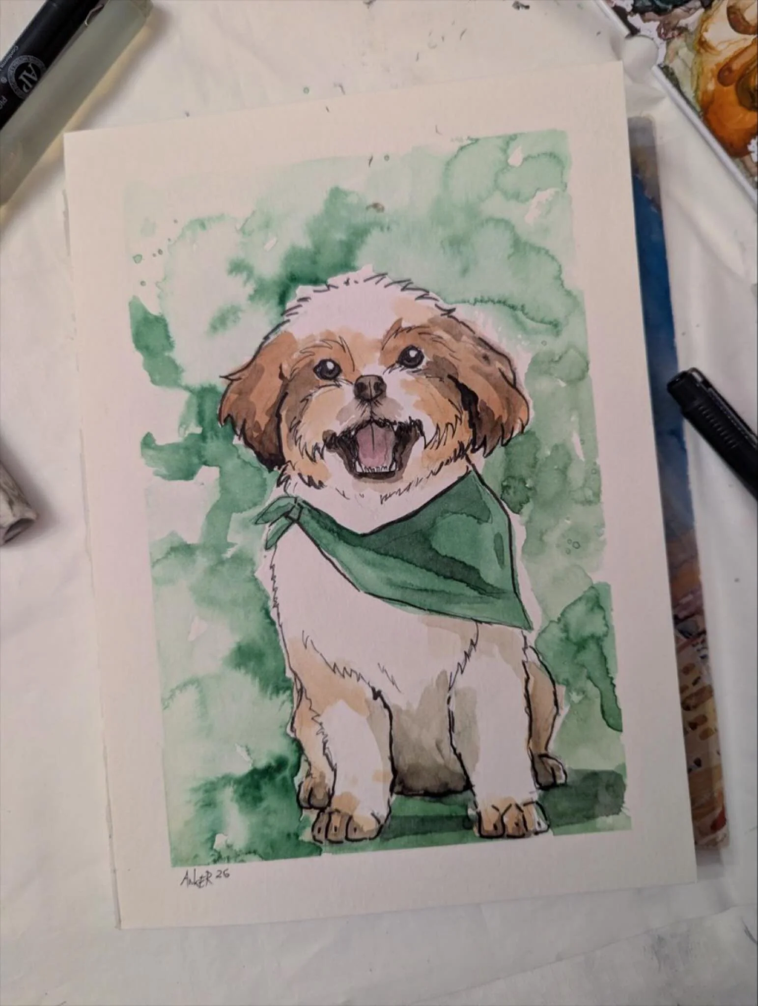 N&auml;chsten Monat bin ich auf der Hund, Katze &amp; Pferd in Hamm! Da fiel mir doch auf, ich habe viel zu wenig Hunde in meinem Portfolio 😱 Das muss ich nat&uuml;rlich &auml;ndern 🐶 also erwartet demn&auml;chst im Zuge der Messe Vorbereitungen ei