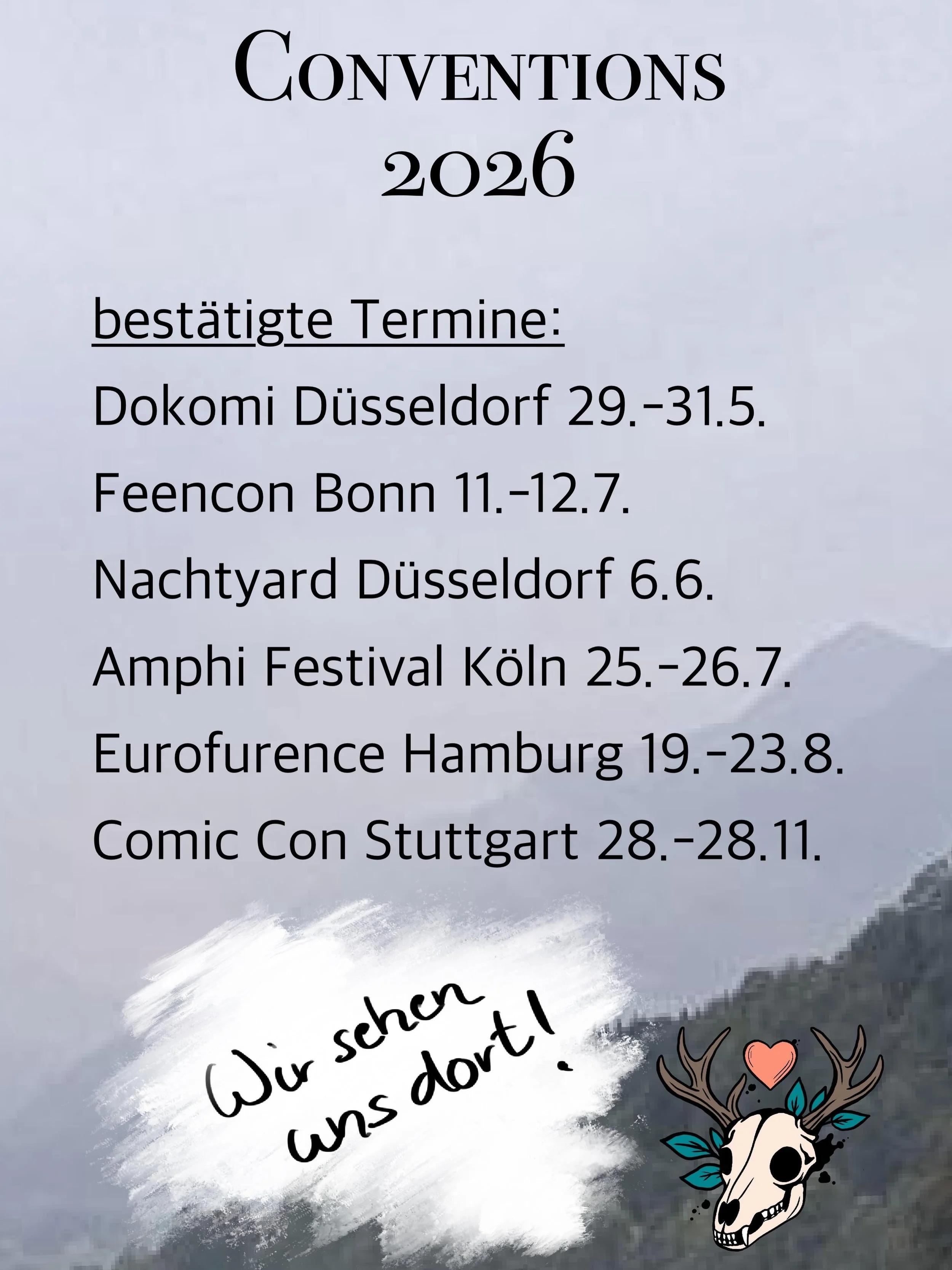Kleines Update, die Feencon hat mir eine Zusage geschickt 😍