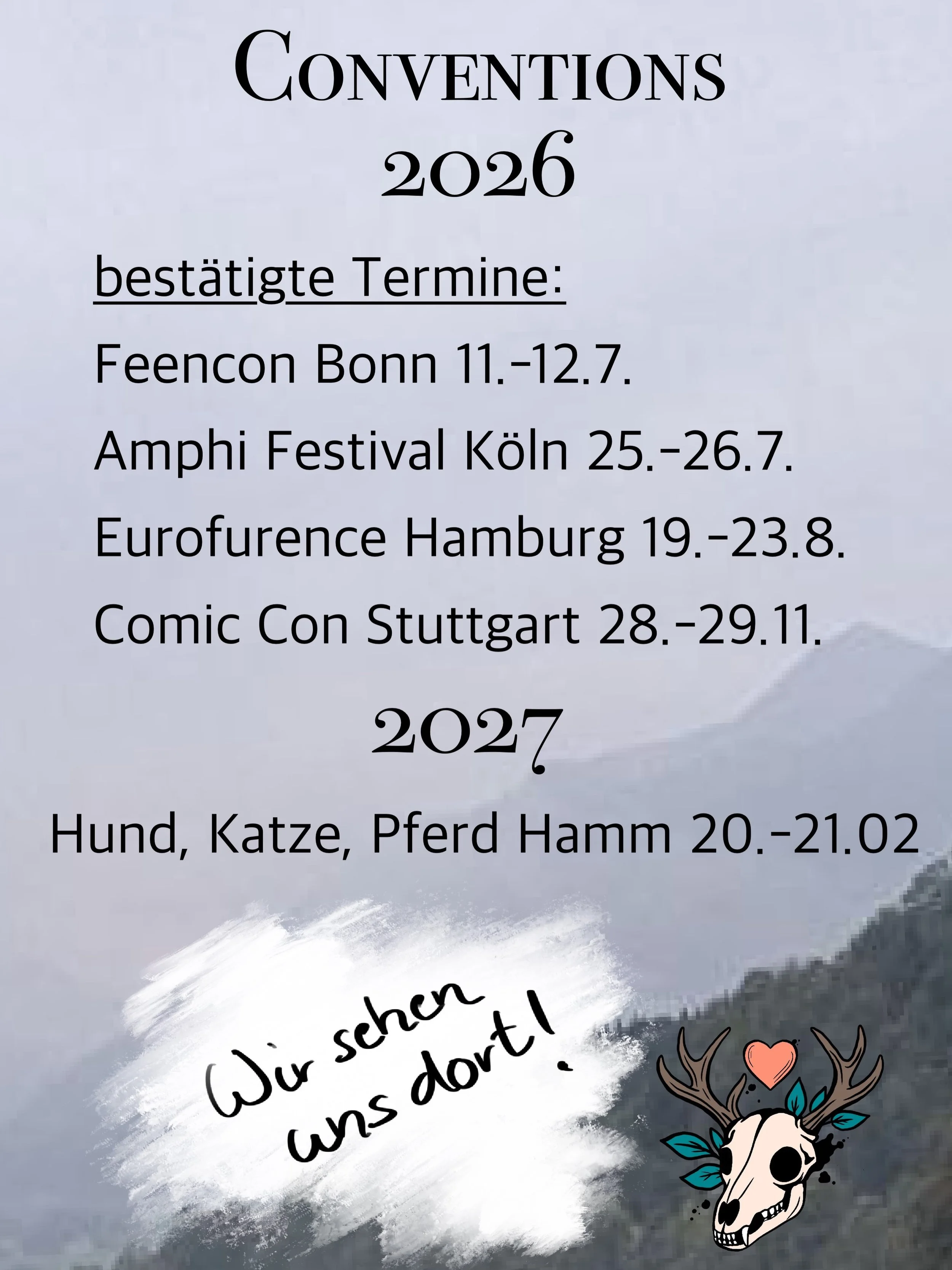 Ohhh der erste Termin f&uuml;r 27!