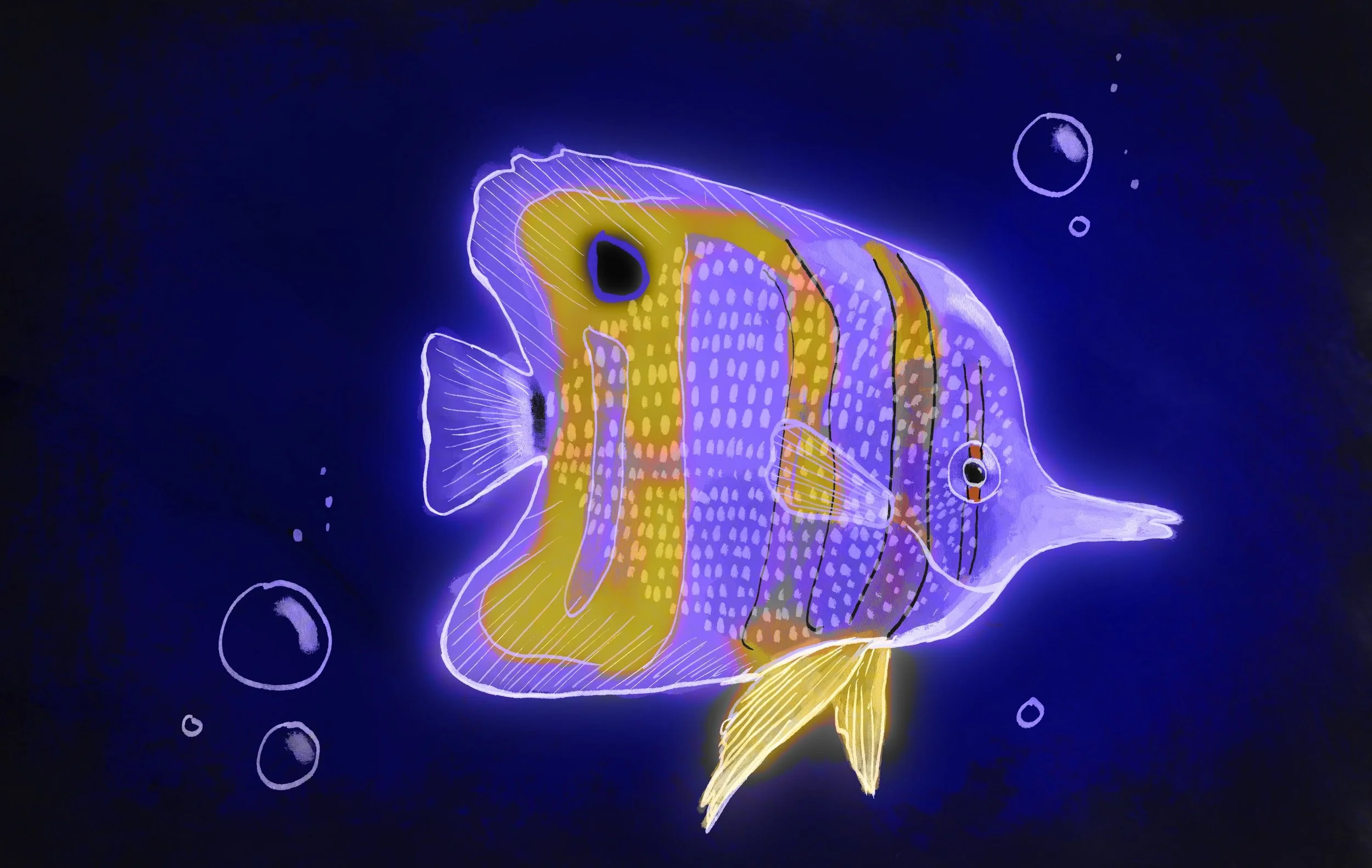 Im Monat Juli war das Patreon Thema &bdquo;Unter dem Meer&ldquo; hier ein Bild aus der Reihe 😊
#digitalart #tropicalfish #artistoﬁnstagram