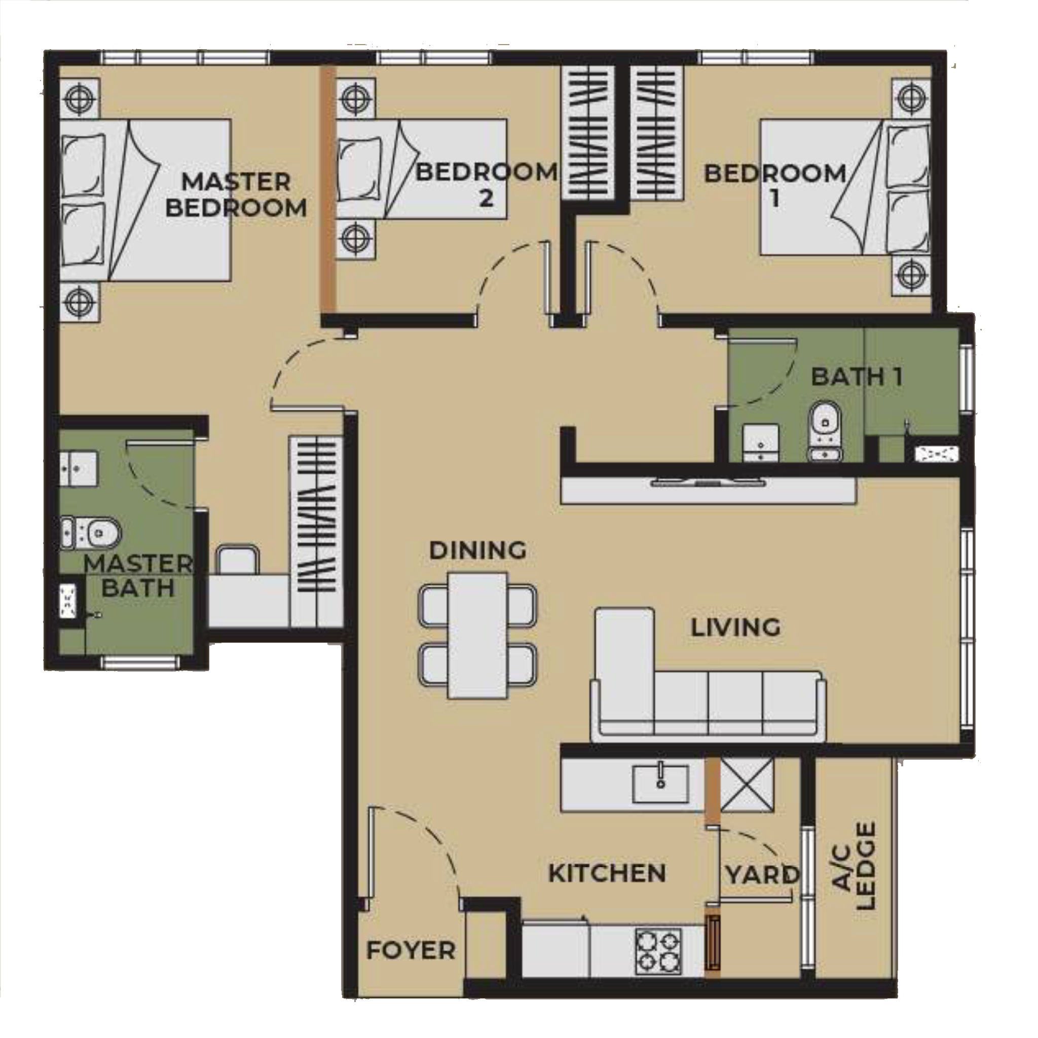 Aldenz Layout Floor Plan Unit C2