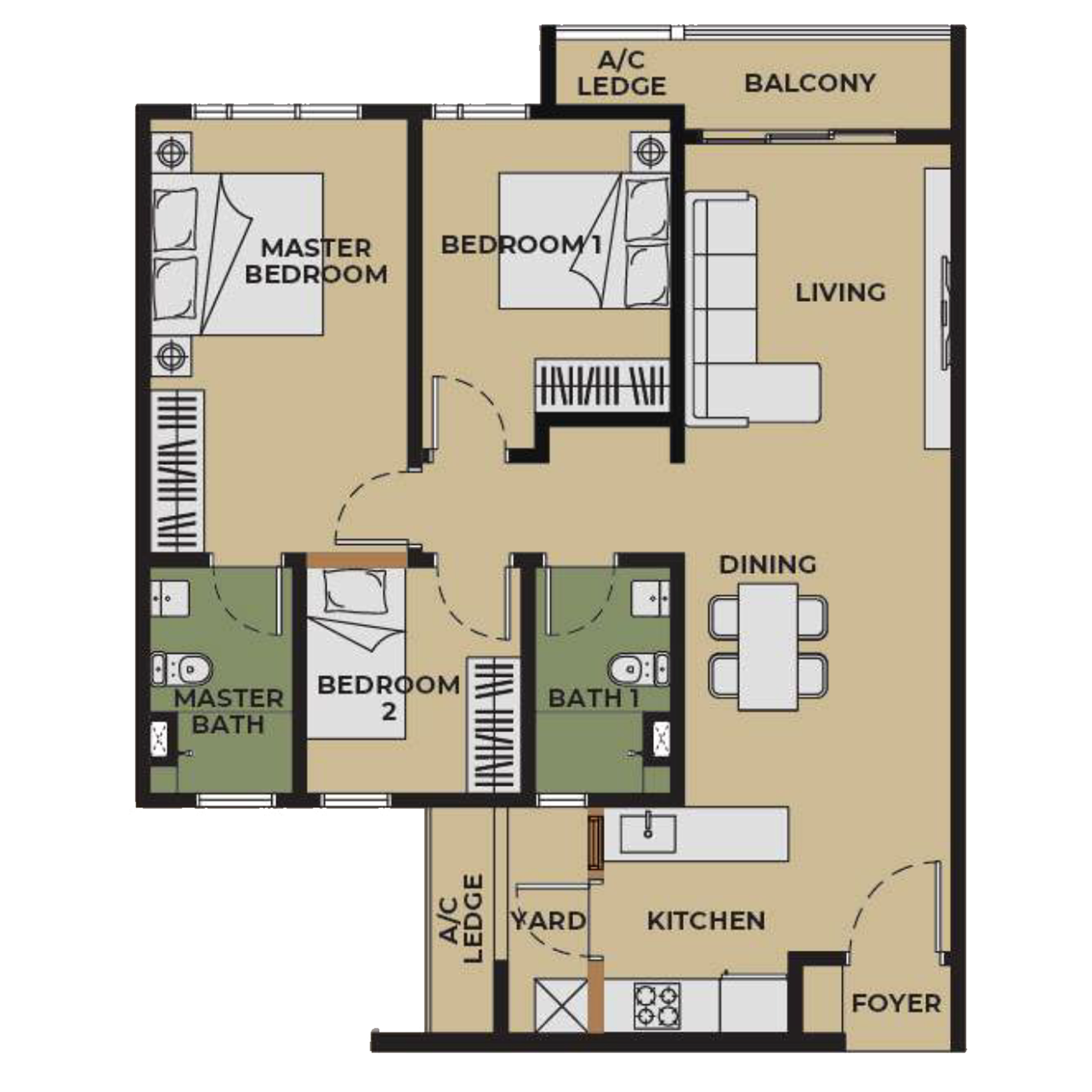 Aldenz Layout Floor Plan Unit B1