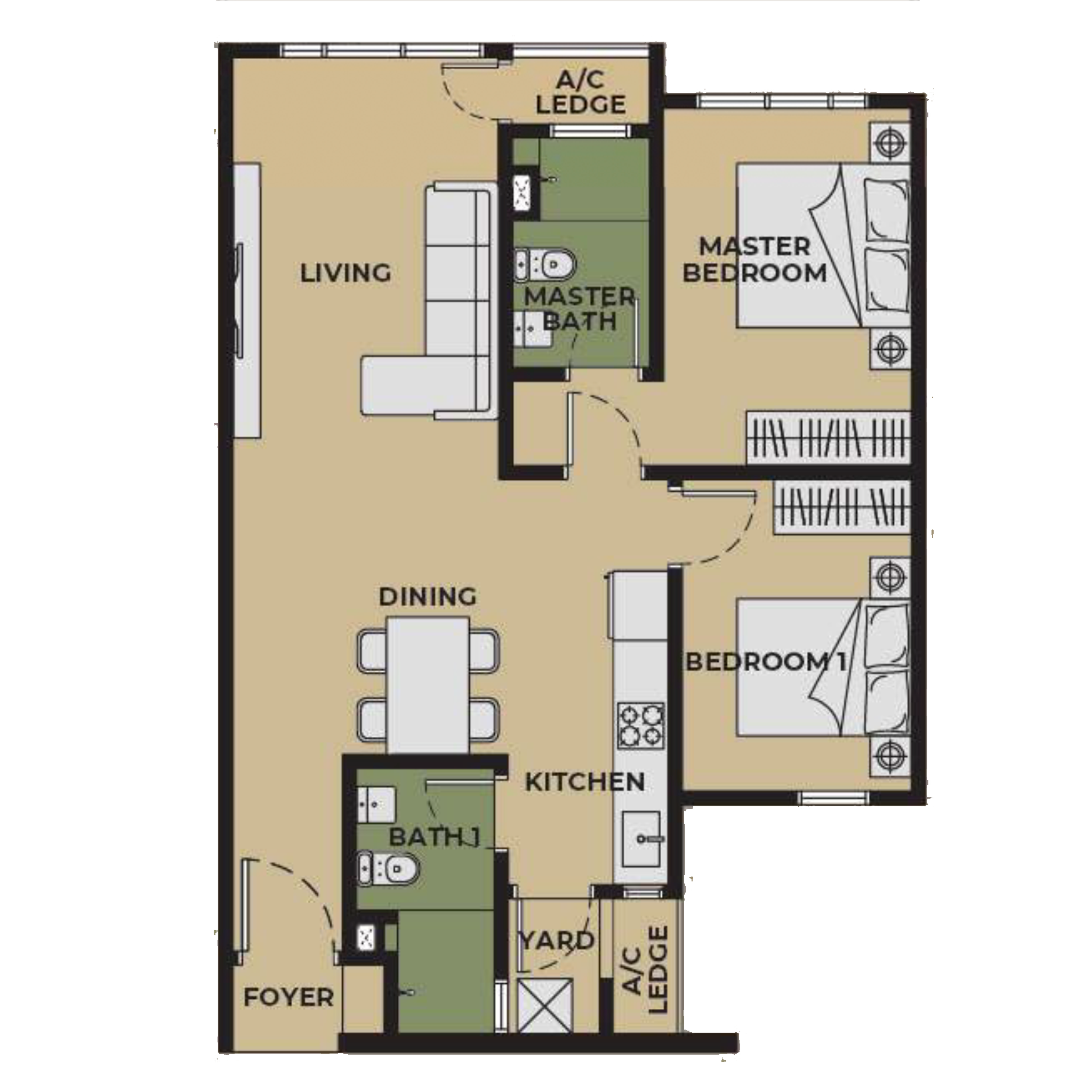 Aldenz Layout Floor Plan Unit A2