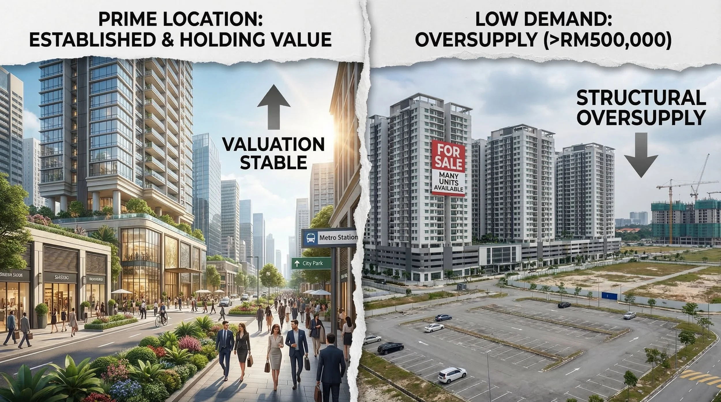 the reality of property split