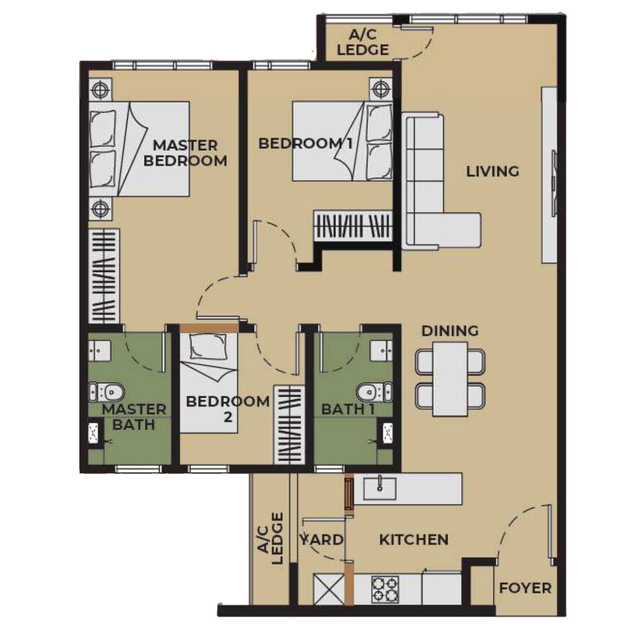 Aldenz Layout Floor Plan Unit B2