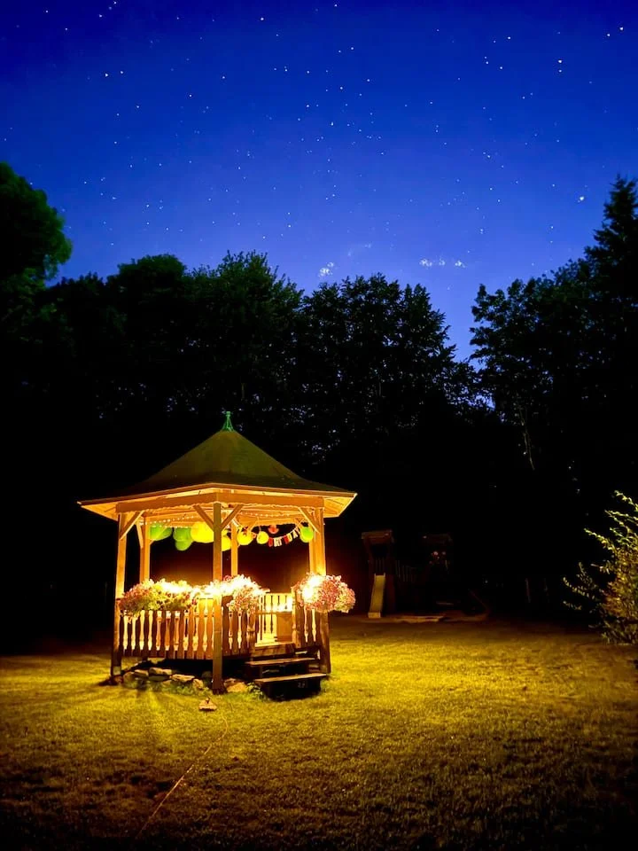 Jedlová retreat lodge garden