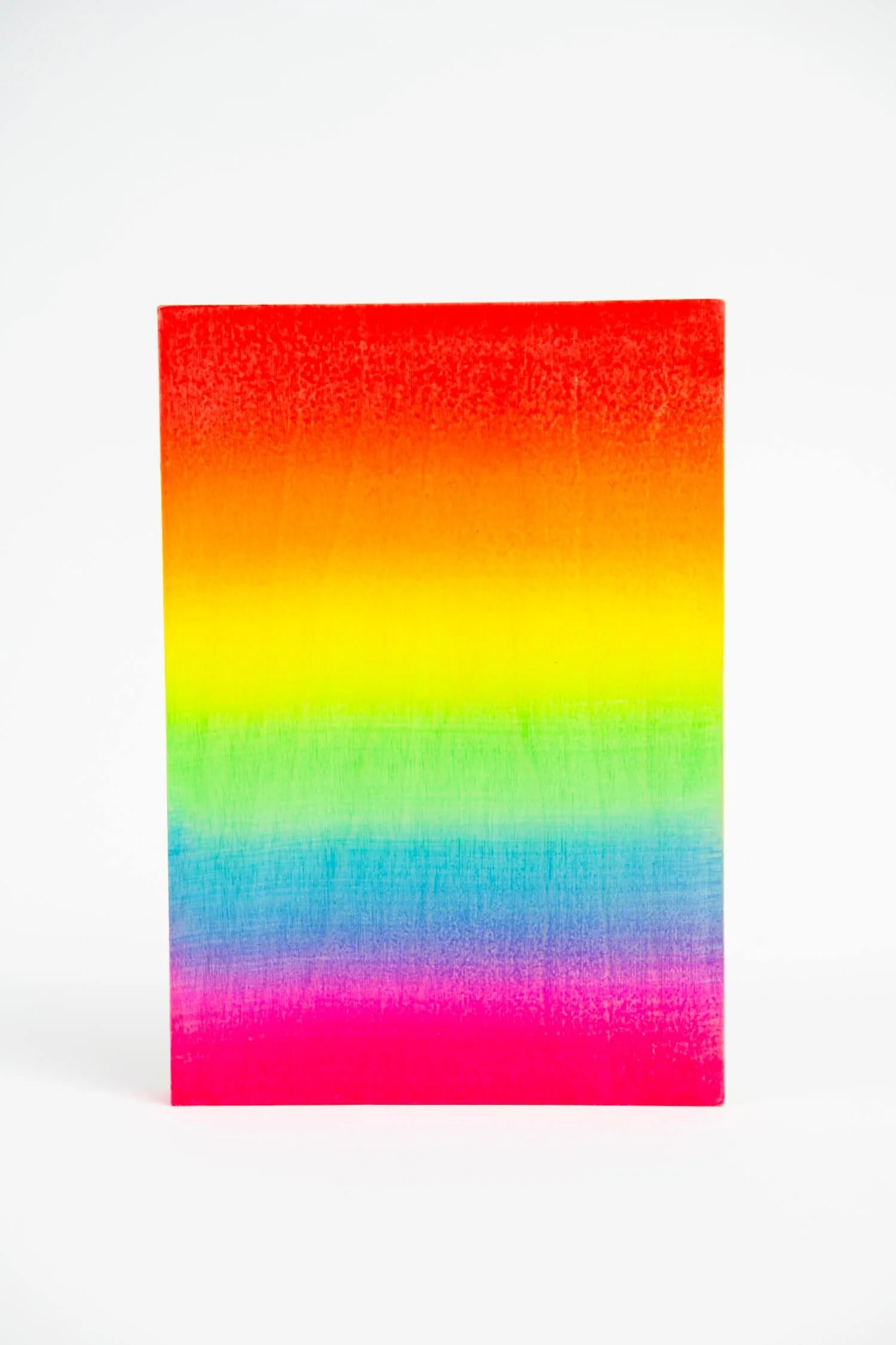 Rainbow Band acrylic and ink on wooden panel, 15 x 20 cm