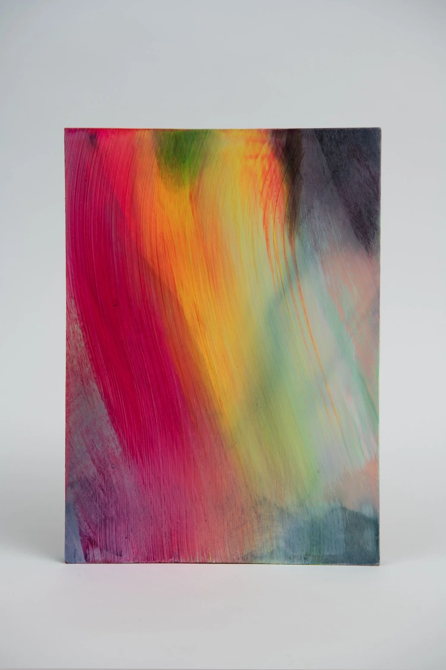 Northern Drag,acrylic and ink on panel, 30 x 21 cm