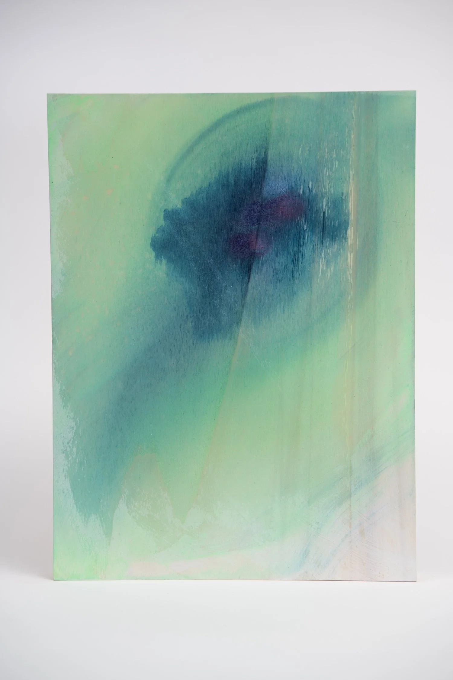 Water Lights 40 x 30 x 3m, acrylic and ink on panel