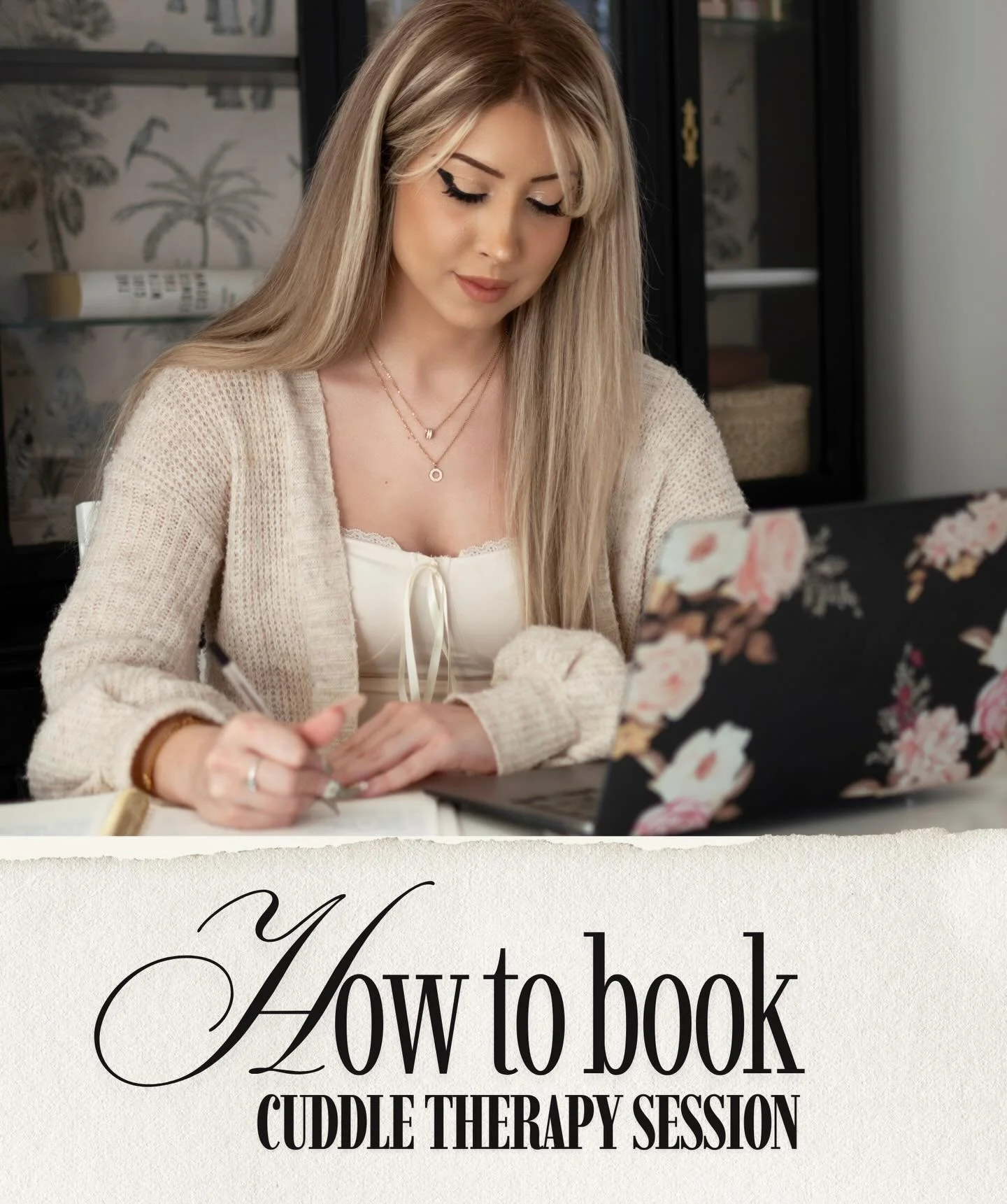 How to Book a Session with me🤍
&bull; Explore the available services on my website www.lalunacuddletherapy.com &bull; Choose the session that feels right for you &bull; Book your 15 minute free consultation &bull; Complete the Waiver &amp; Consent F