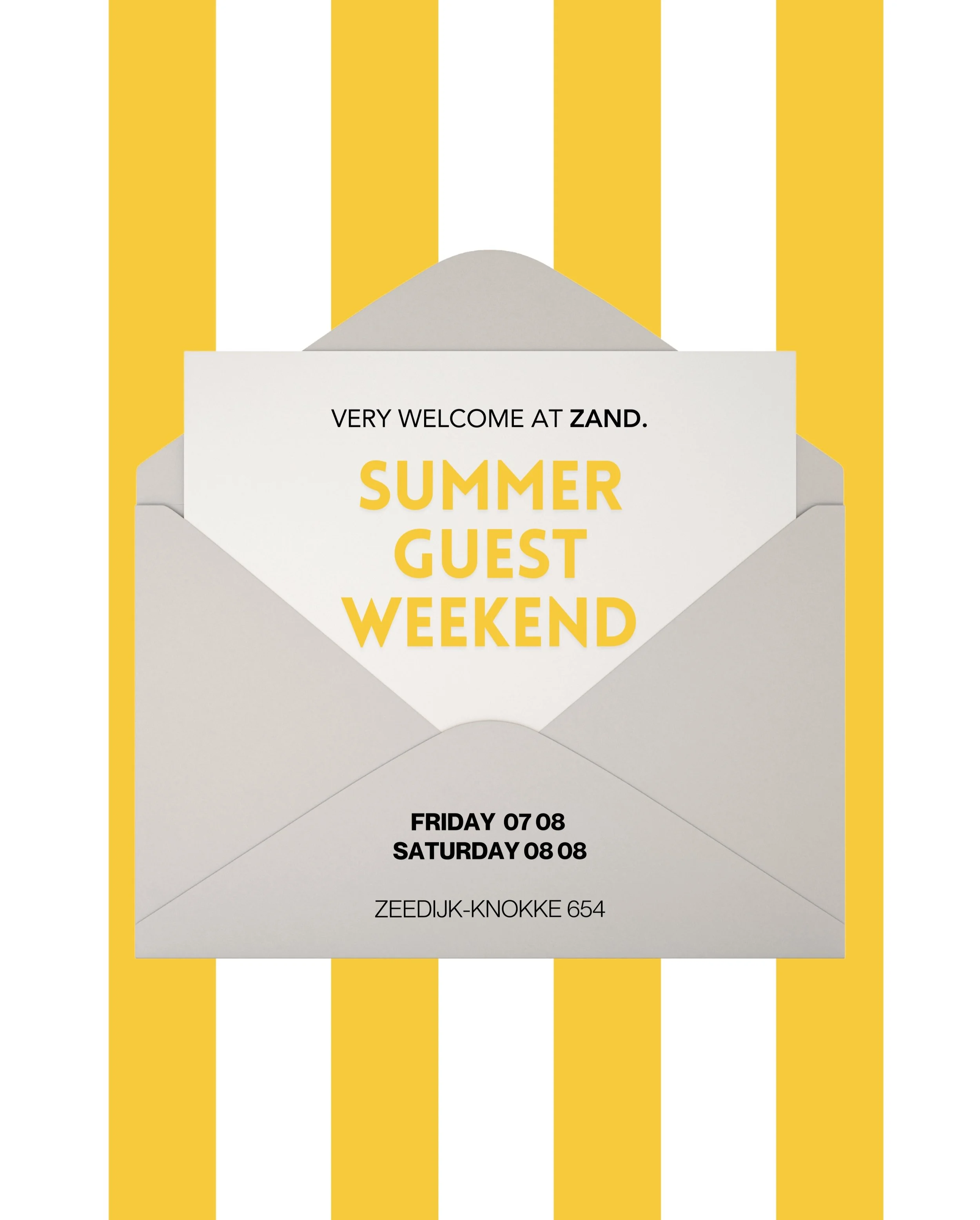 ☀️ Summer Guest Weekend at ZAND. ☀️
with @oneandonlyastrid &amp; @tobyalderweireld 

Join us on the 7th &amp; 8th of August for a weekend filled with inspiration, discovery and good vibes:
🍋 @mm.antverpia tasting
🍋 Beauty try-outs by @leeray_spf &a