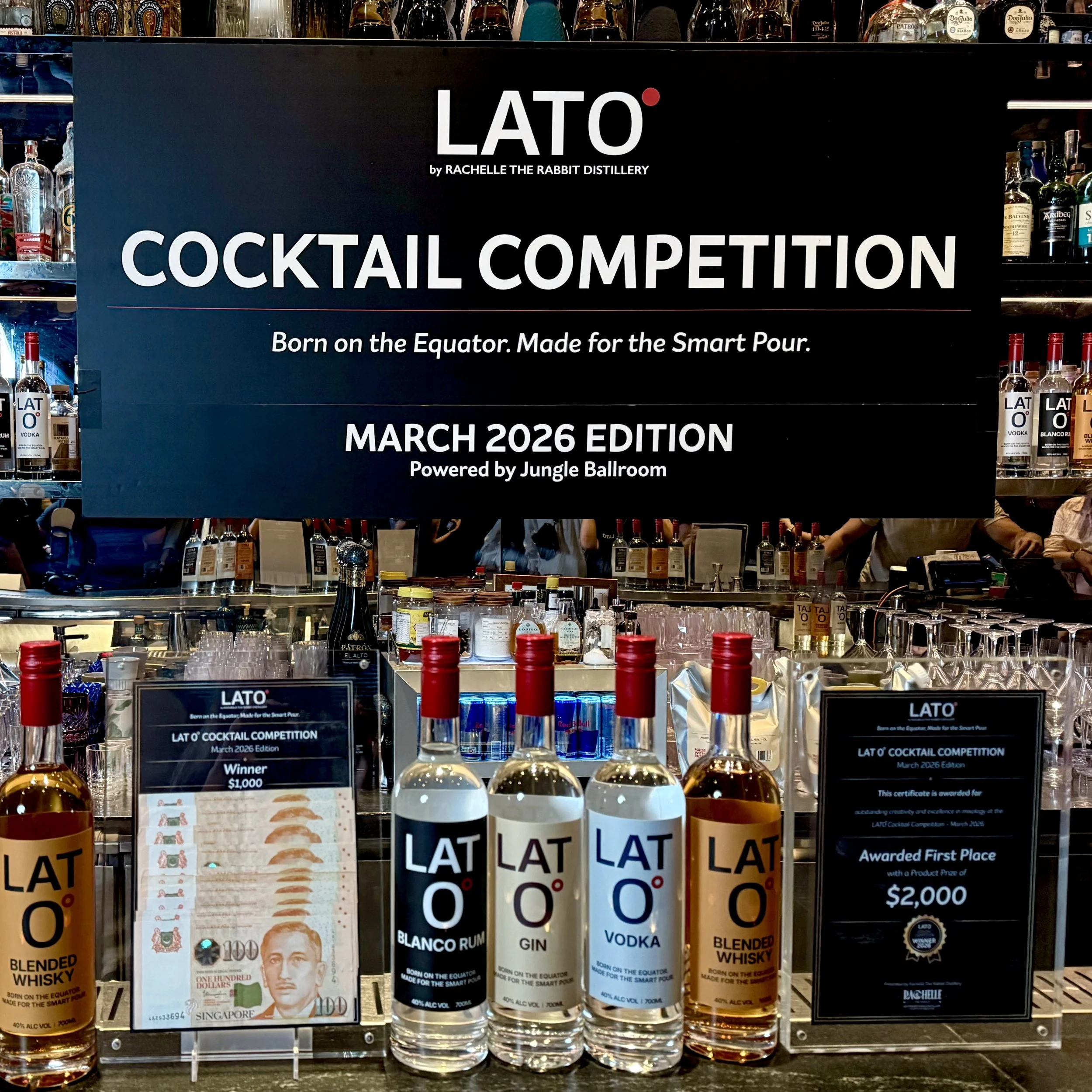 Lat 0° Cocktail Competition Singapore